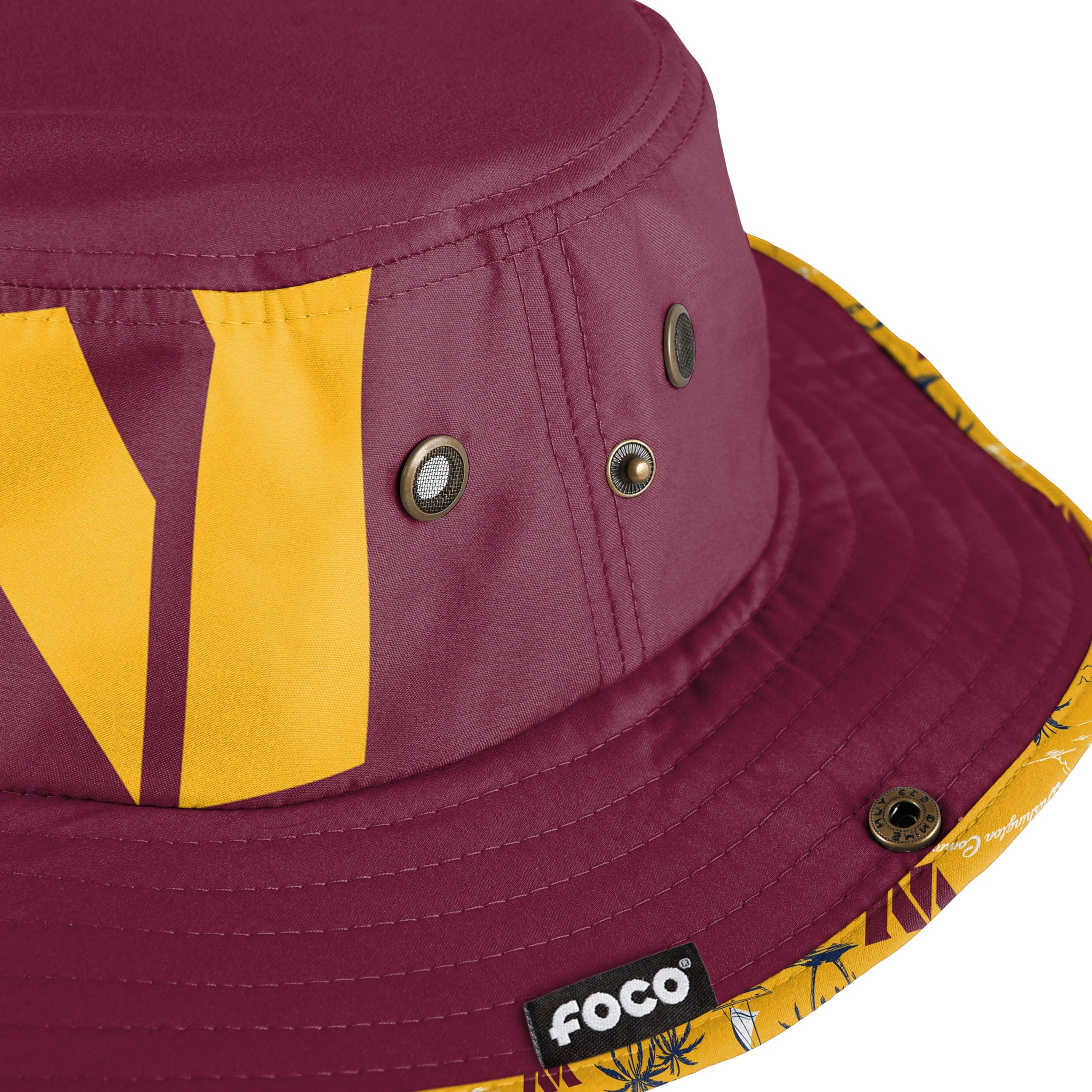 Washington Commanders NFL Cropped Big Logo Hybrid Boonie Hat - Image 2