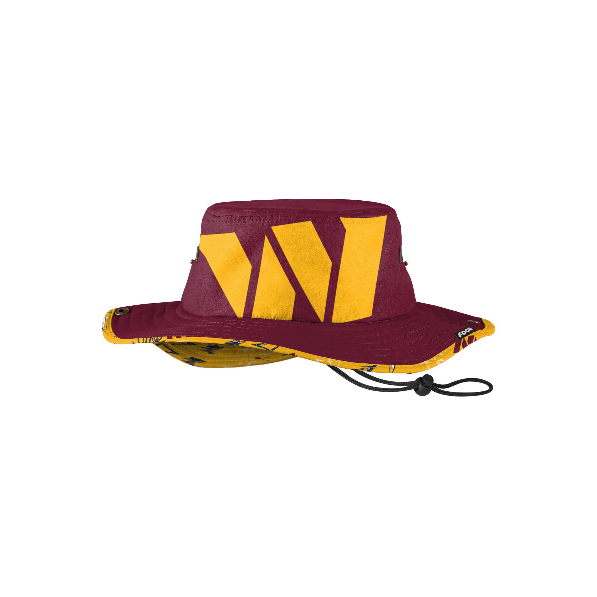 Washington Commanders NFL Cropped Big Logo Hybrid Boonie Hat - Image 4
