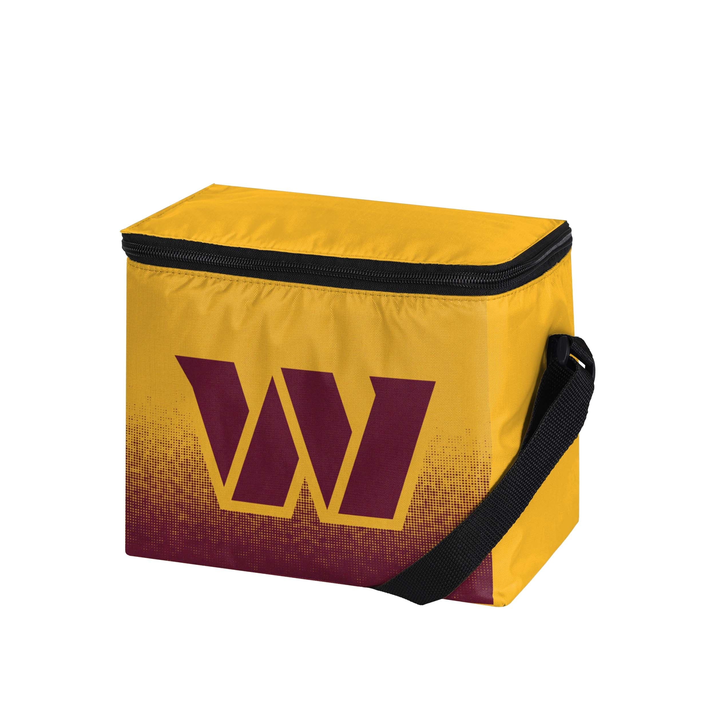Washington Commanders NFL Exclusive Big Logo Stripe 6 Pack Cooler - Image 2