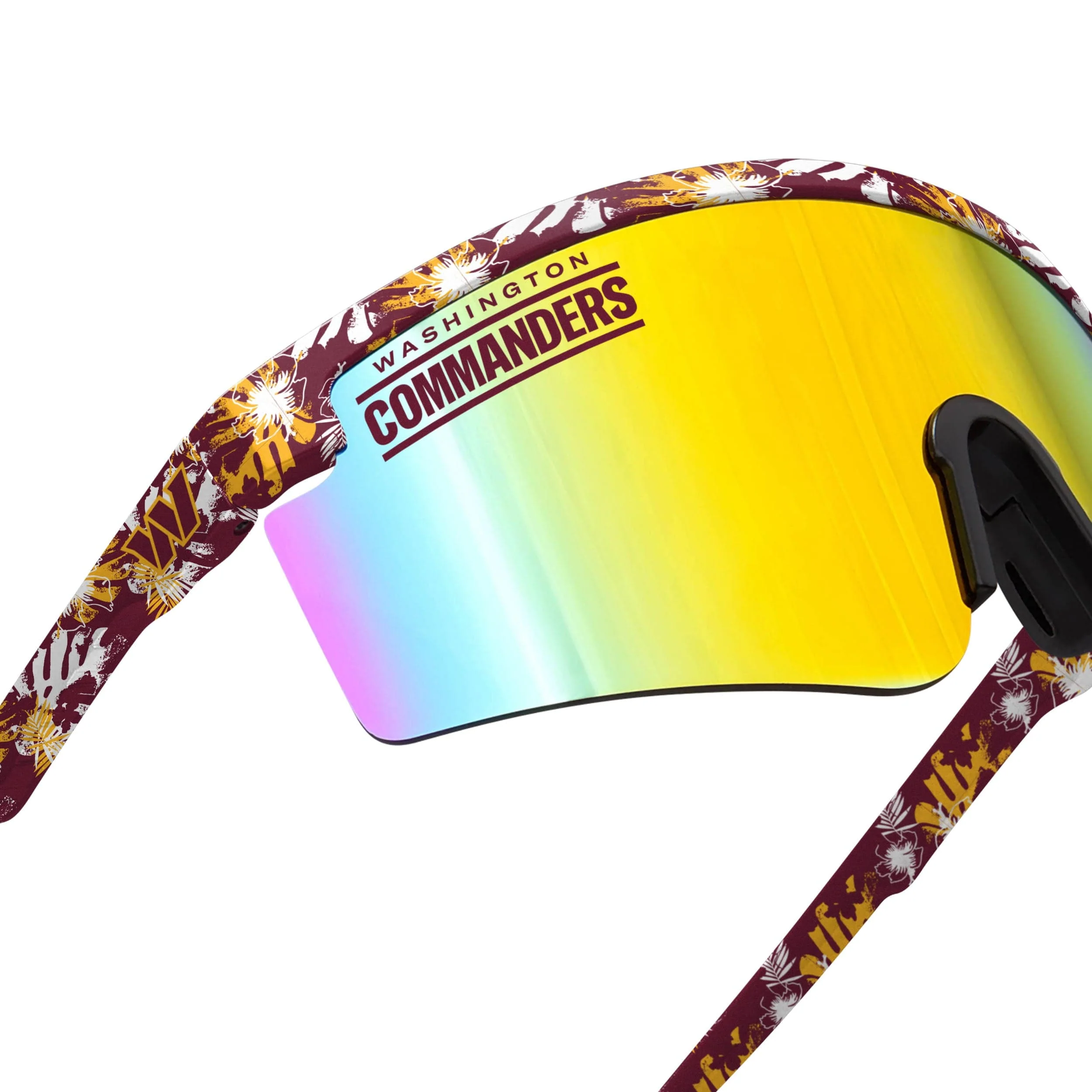 Washington Commanders NFL Floral Large Frame Sunglasses - Image 4