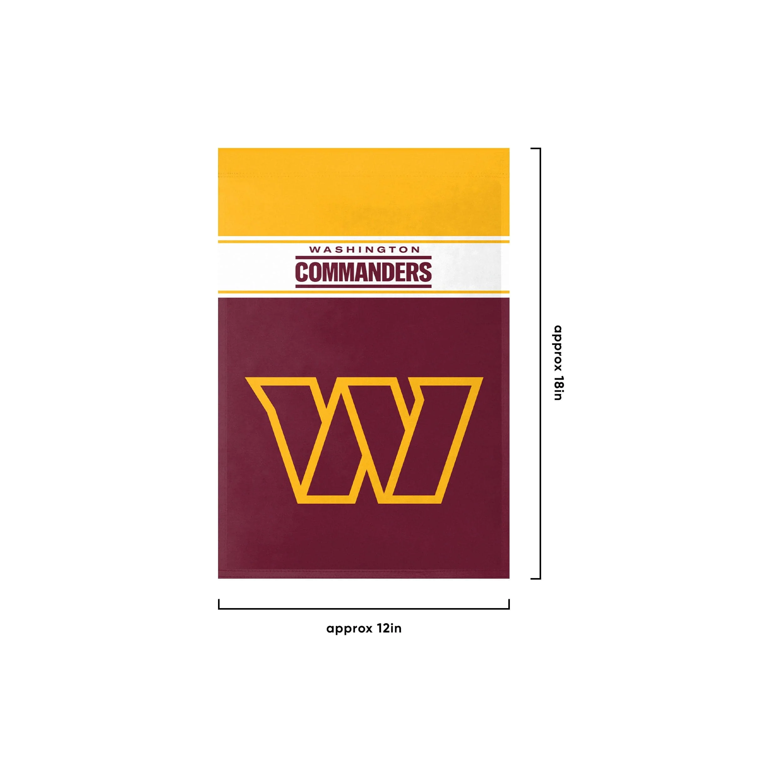Washington Commanders NFL Garden Flag - Image 3