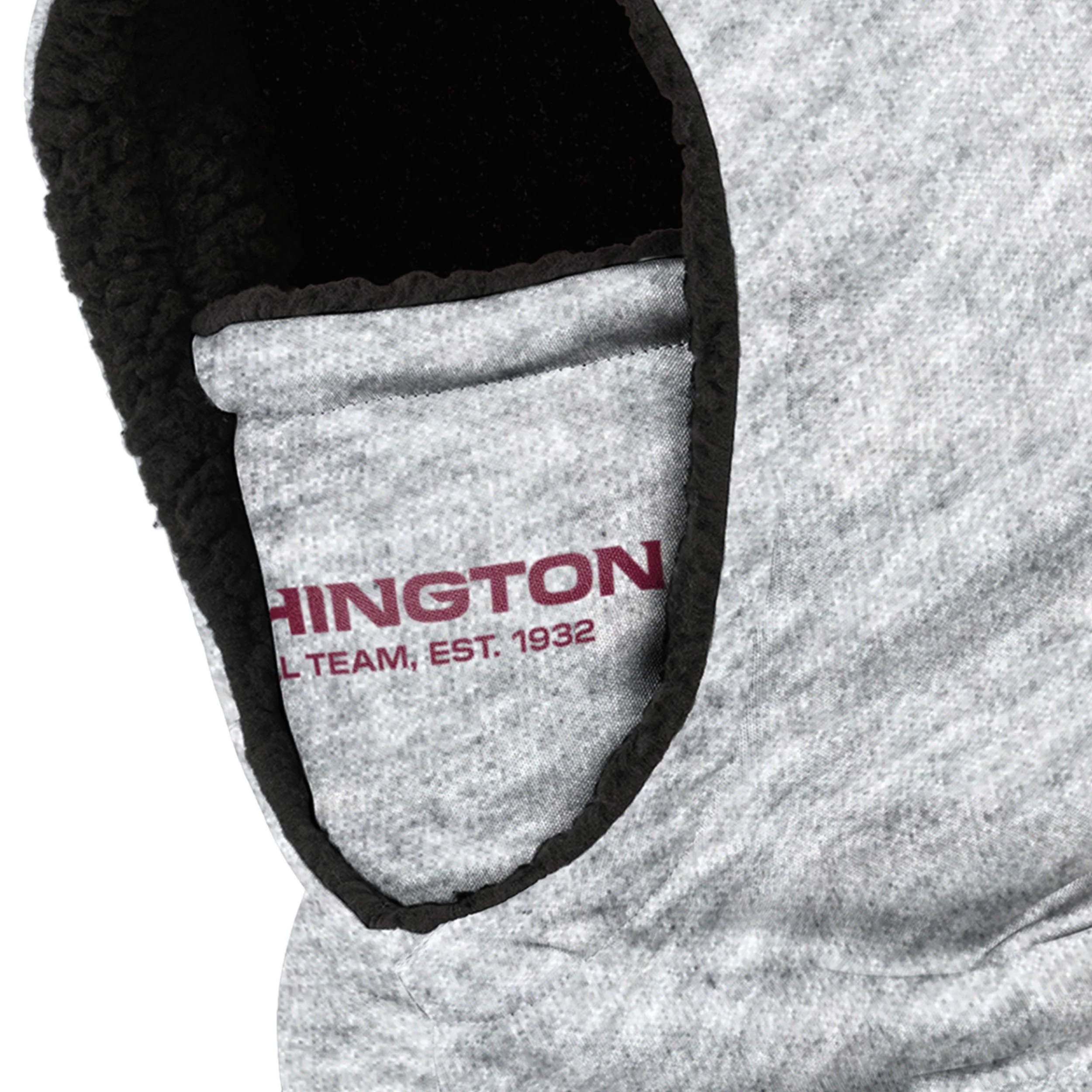 Washington Commanders NFL Heather Grey Big Logo Hooded Gaiter - Image 3