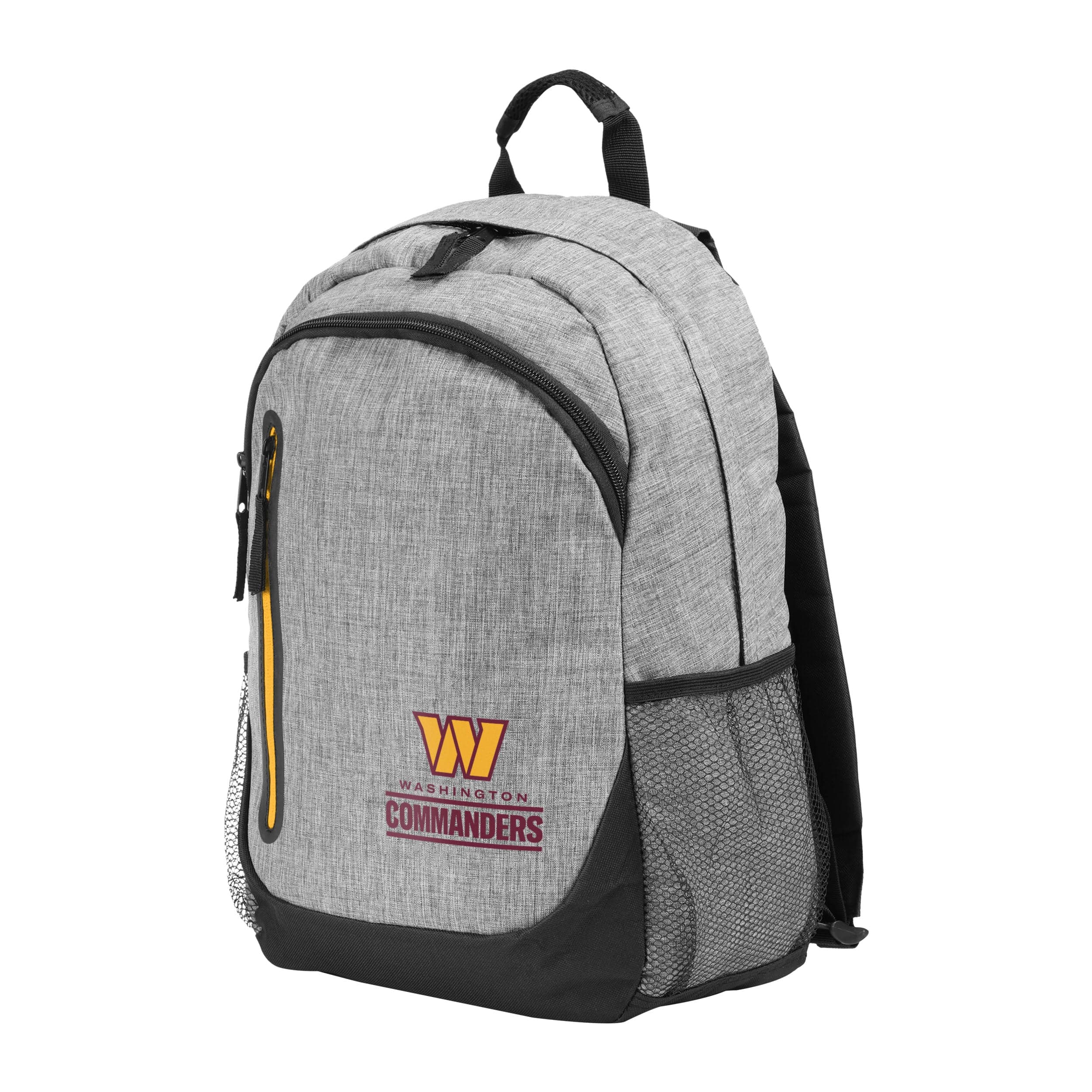 Washington Commanders NFL Heather Grey Bold Color Backpack - Image 2
