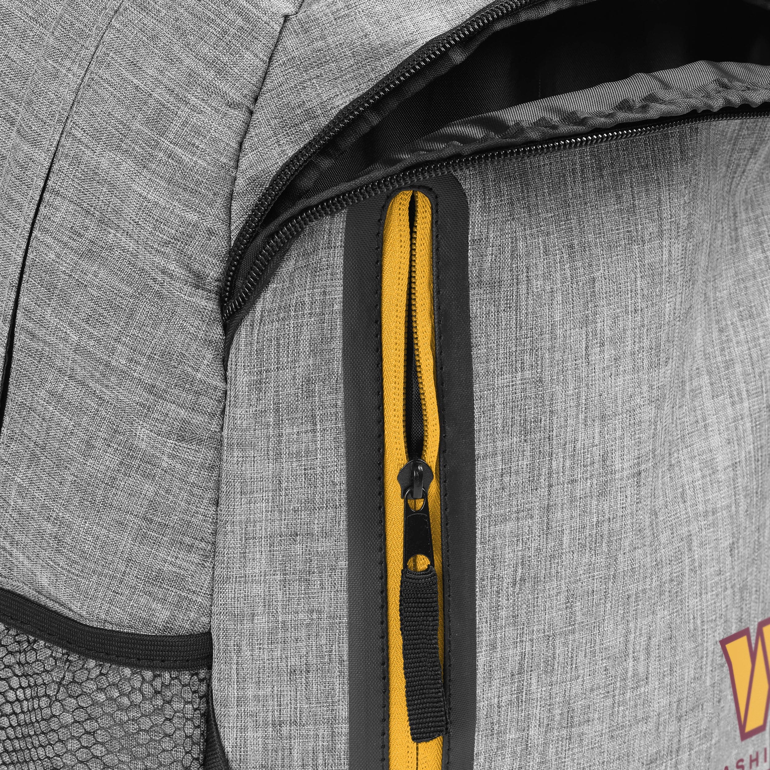 Washington Commanders NFL Heather Grey Bold Color Backpack - Image 6