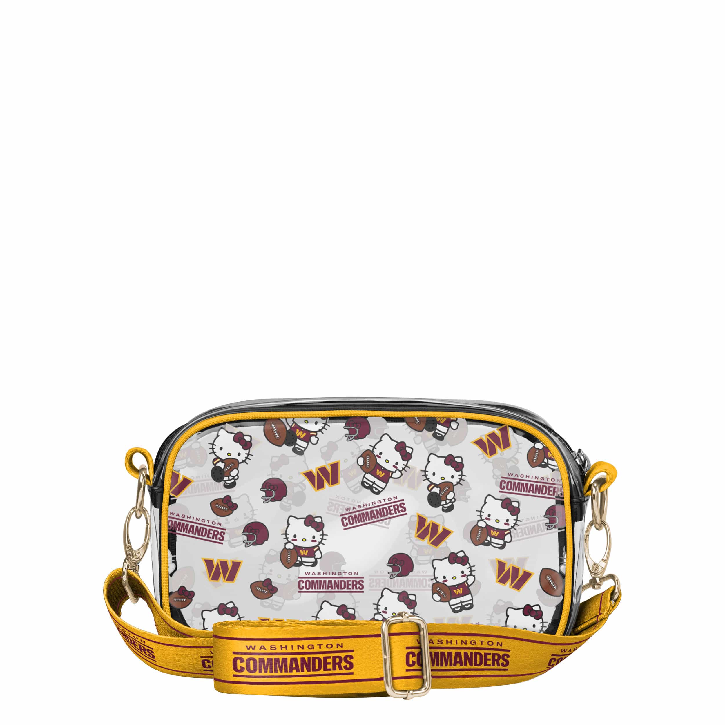 Washington Commanders NFL Hello Kitty® Clear Crossbody Bag - (PREORDER - SHIPS MID JUNE) - Image 5