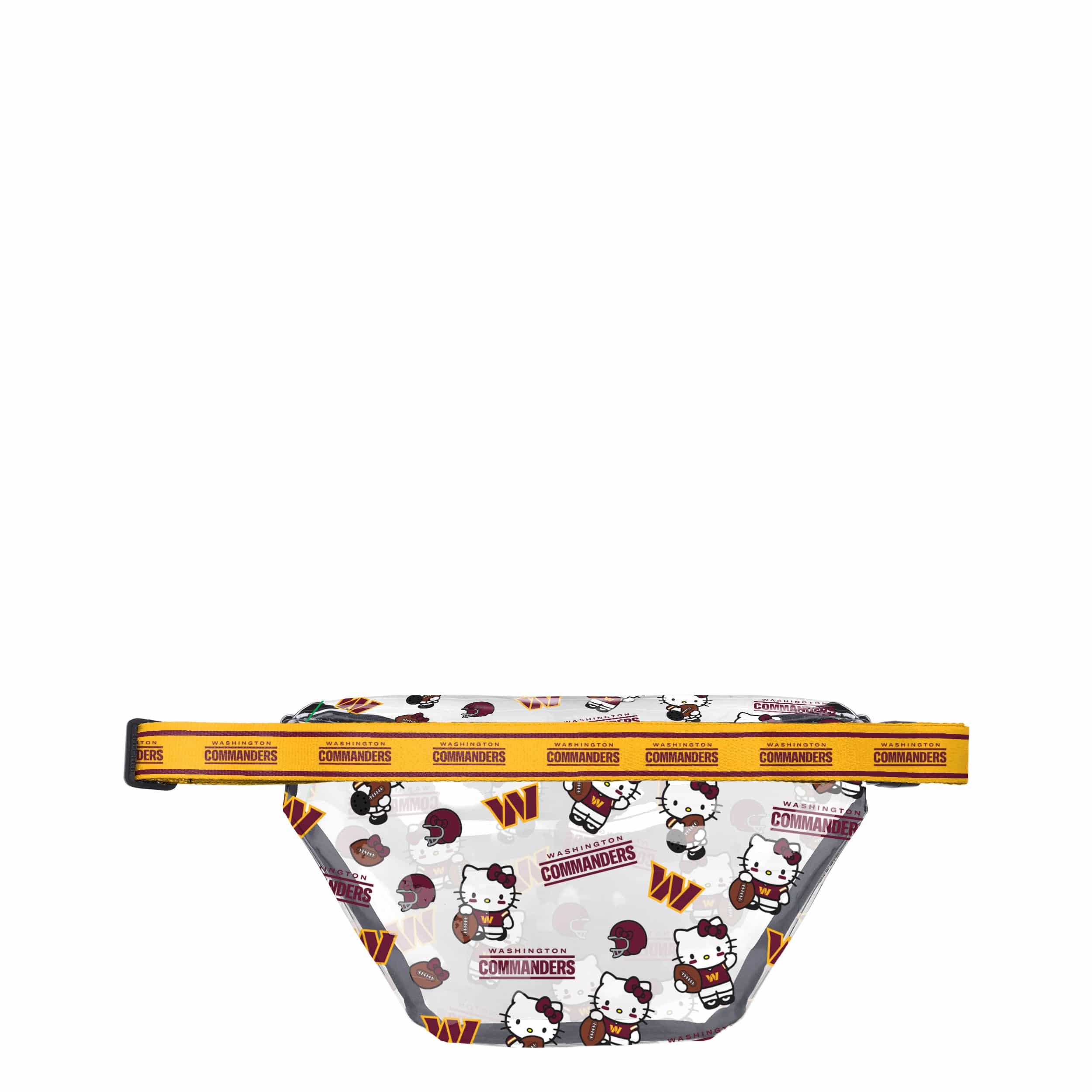 Washington Commanders NFL Hello Kitty® Clear Fanny Pack (PREORDER - SHIPS MID JULY) - Image 2