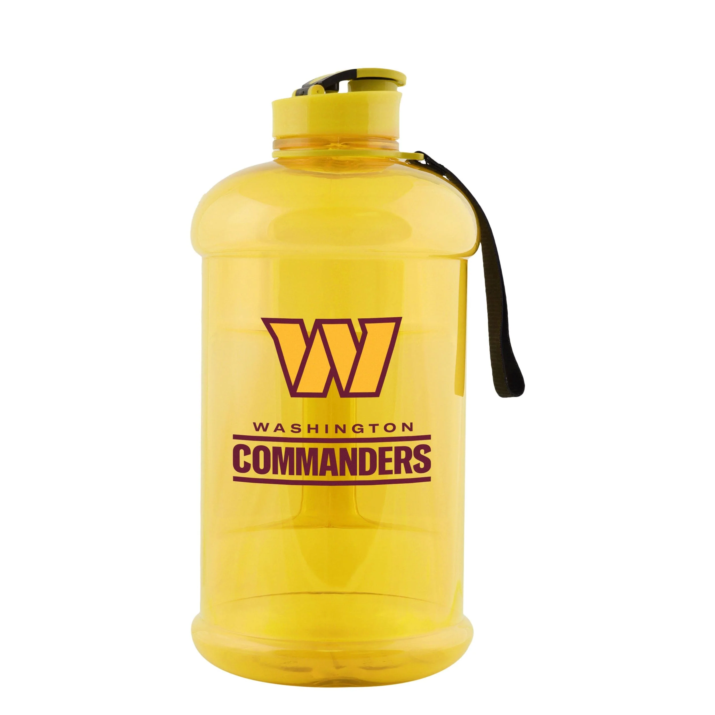 Washington Commanders NFL Large Team Color Clear Sports Bottle