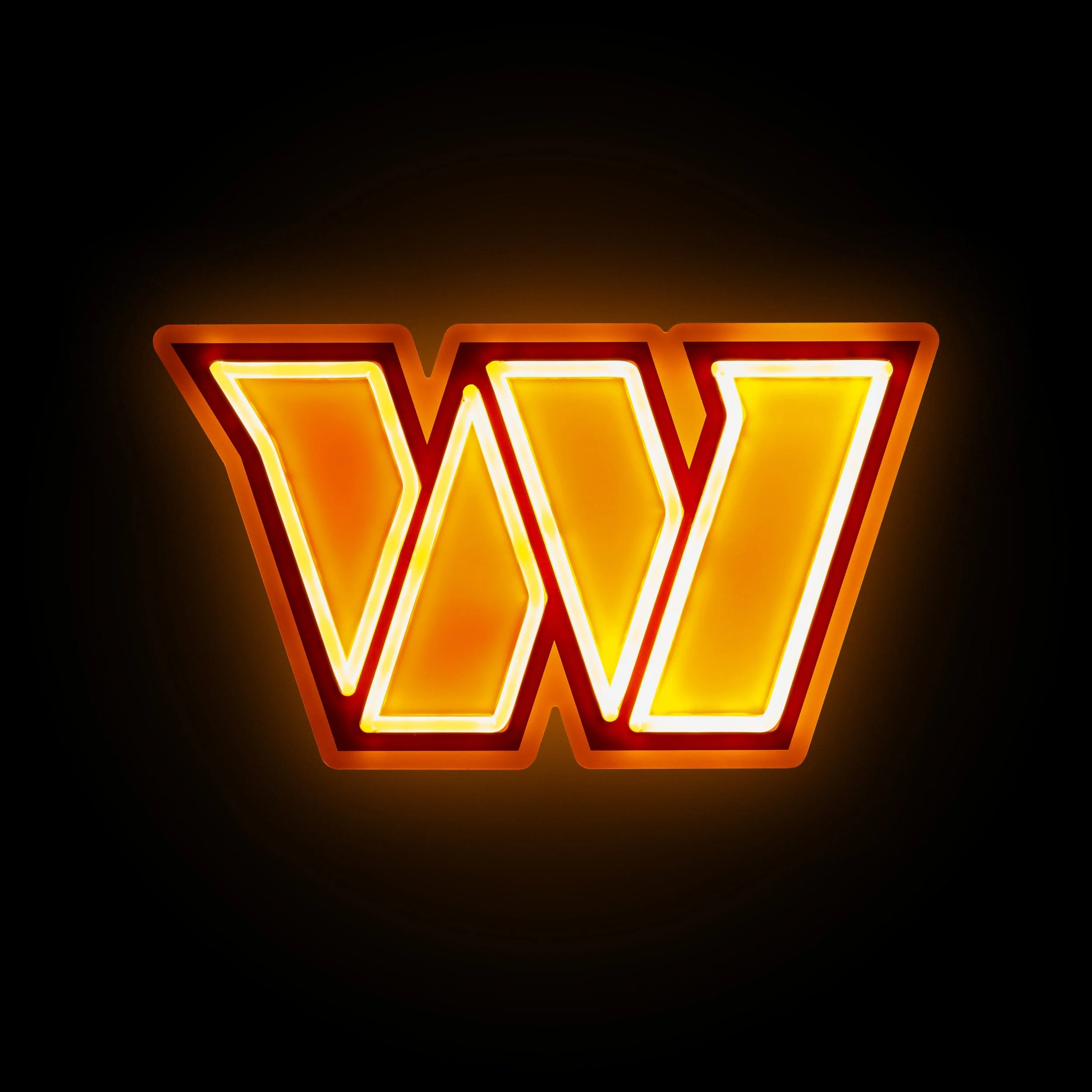 Washington Commanders NFL LED Neon Light Up Team Logo Sign - Image 2