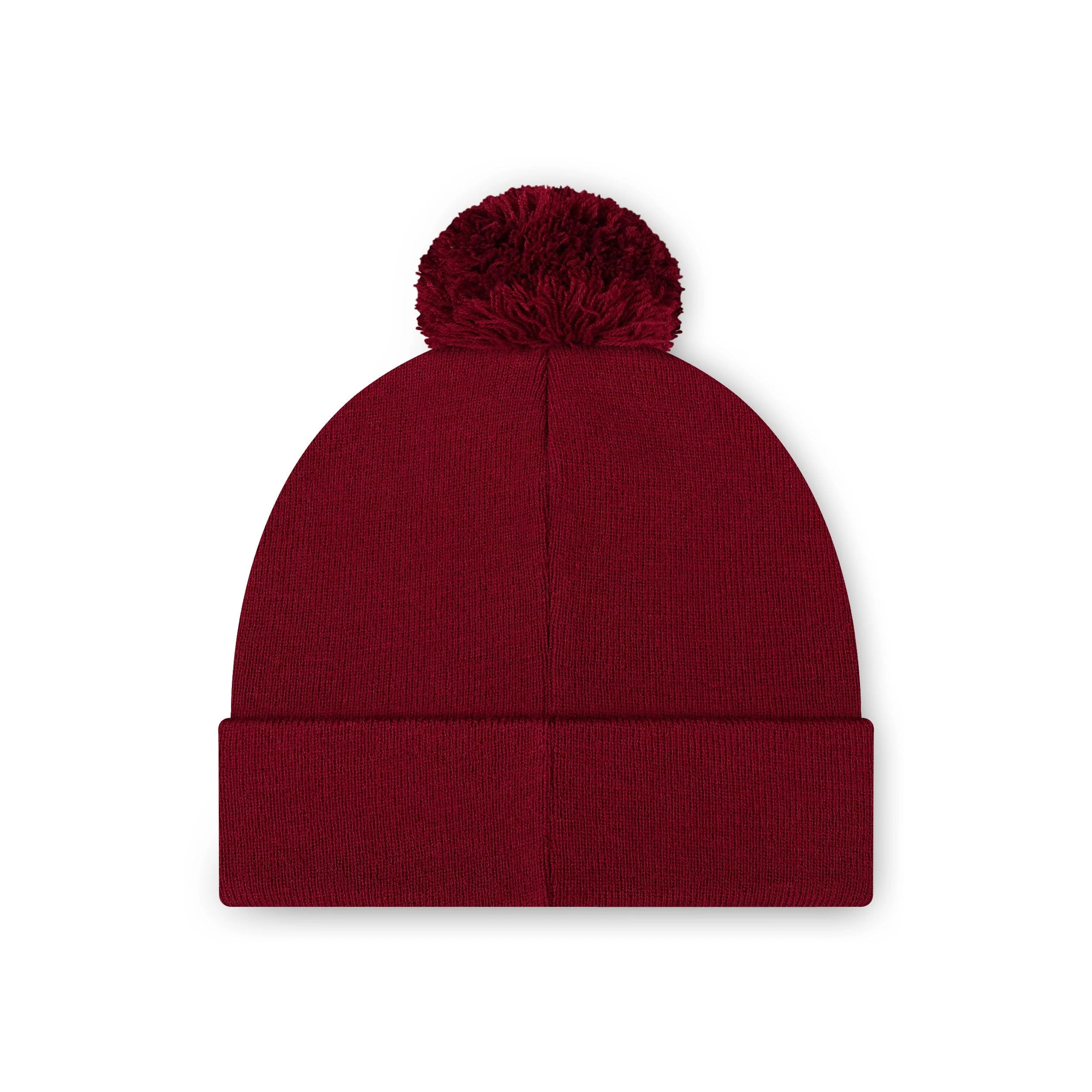 Washington Commanders NFL Maroon Basic Primary Logo Pom Beanie - Image 2