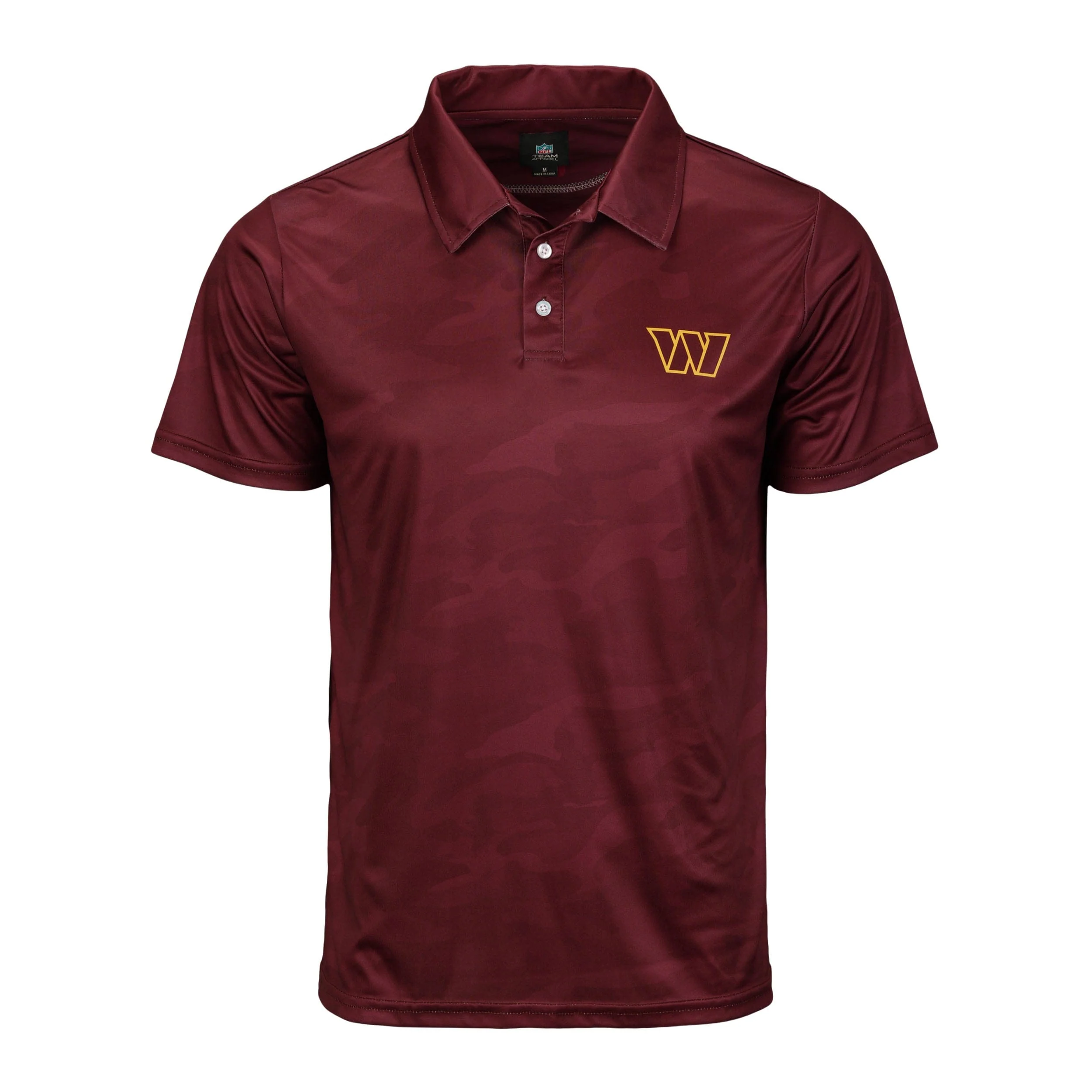 Washington Commanders NFL Mens Color Camo Polyester Polo