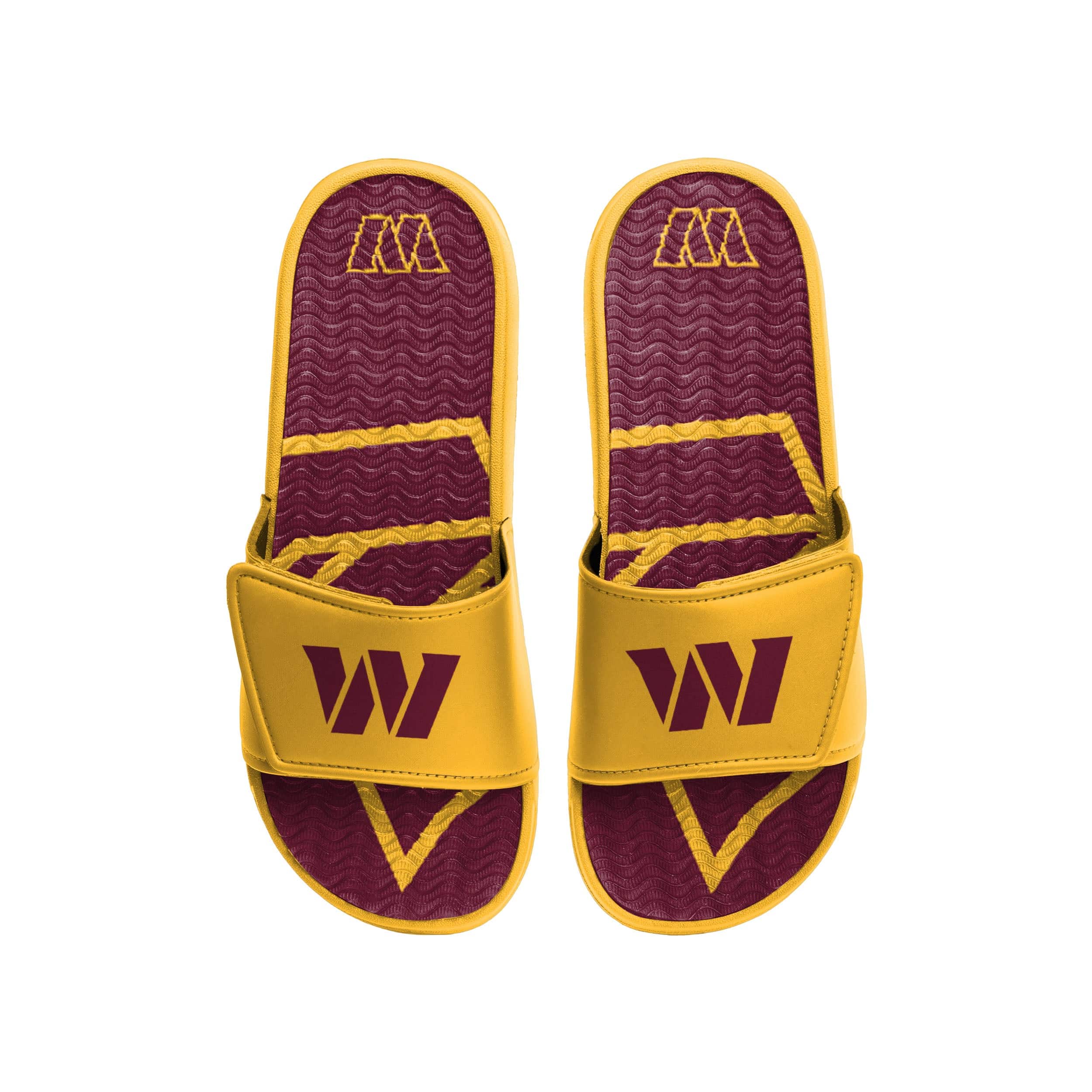 Washington Commanders NFL Mens Colorblock Big Logo Gel Slides - Image 2