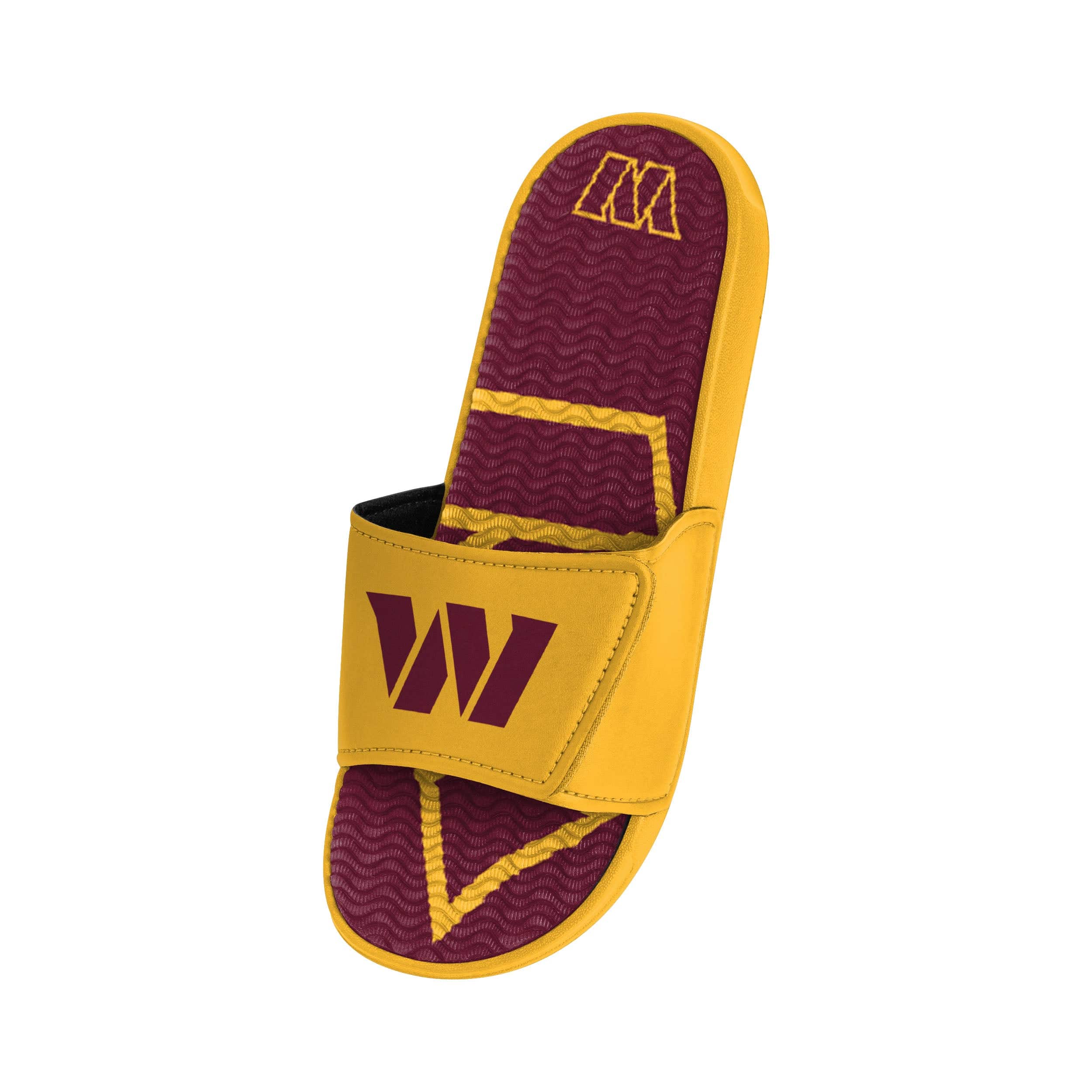 Washington Commanders NFL Mens Colorblock Big Logo Gel Slides - Image 3