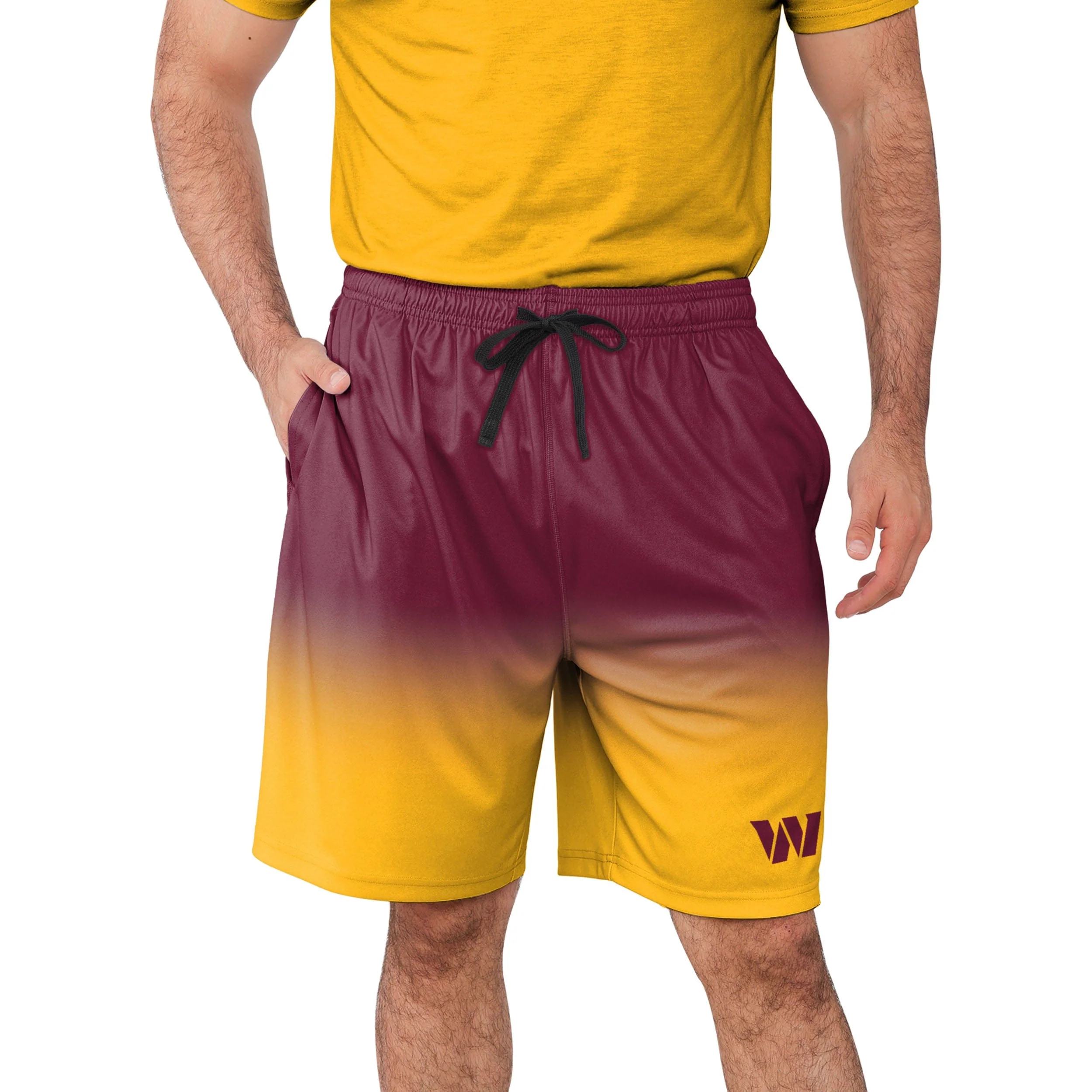 Washington Commanders NFL Mens Game Ready Gradient Training Shorts - Image 2