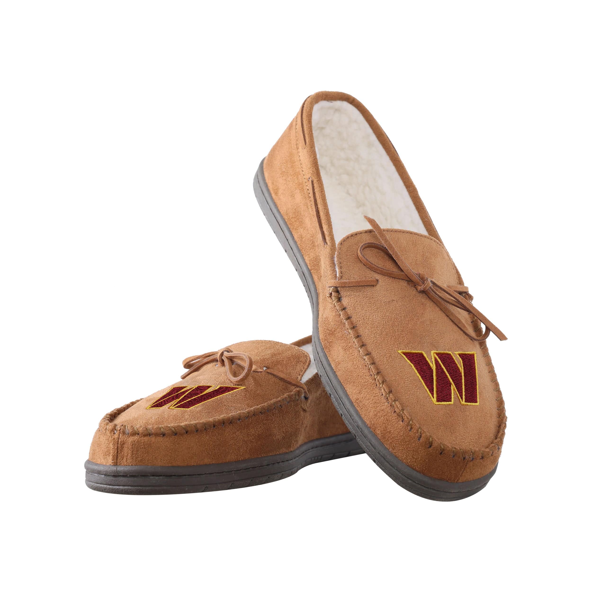 Washington Commanders NFL Mens Moccasin Slippers