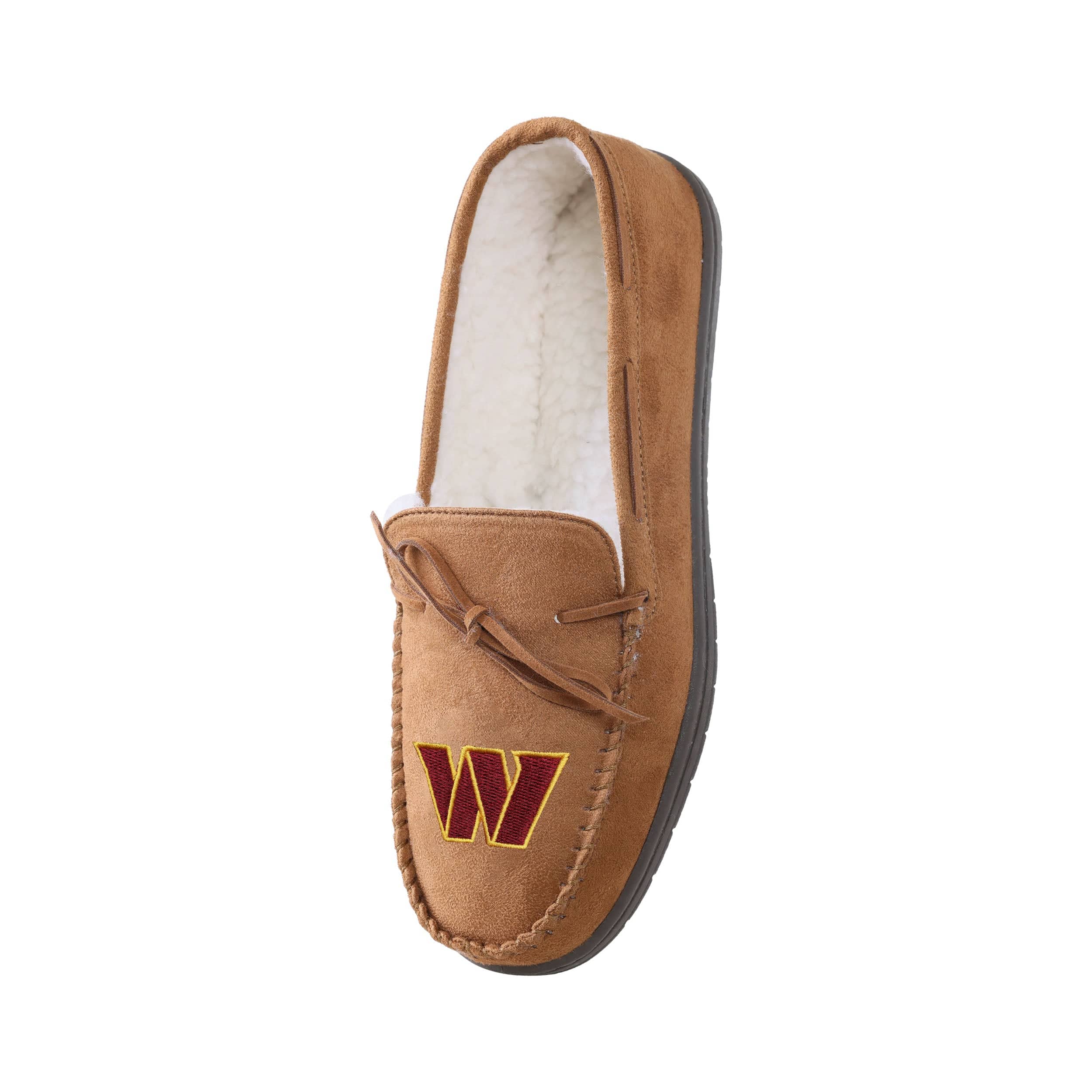 Washington Commanders NFL Mens Moccasin Slippers - Image 3