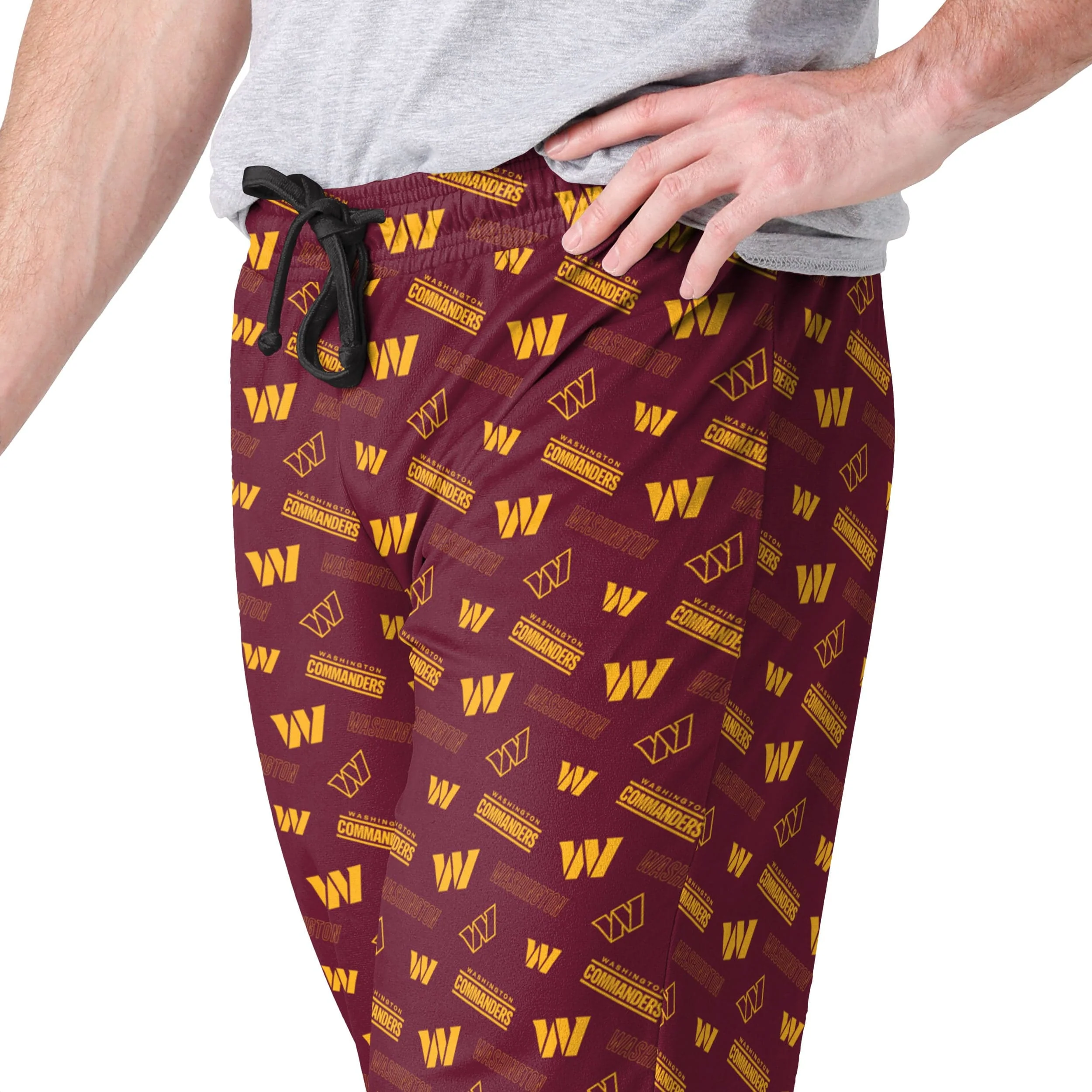 Washington Commanders NFL Mens Repeat Print Lounge Pants - Image 3