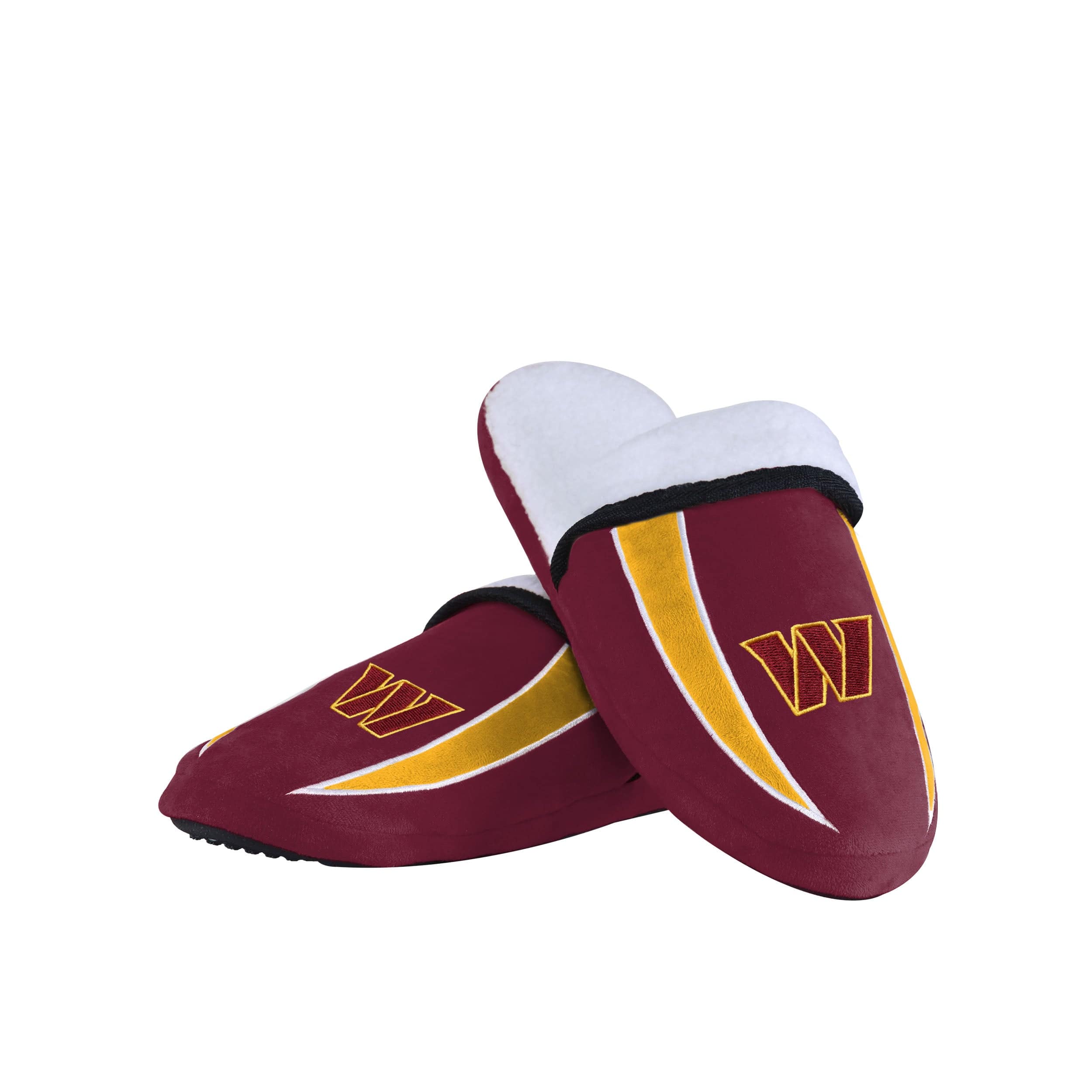Washington Commanders NFL Mens Sherpa Slide Slippers