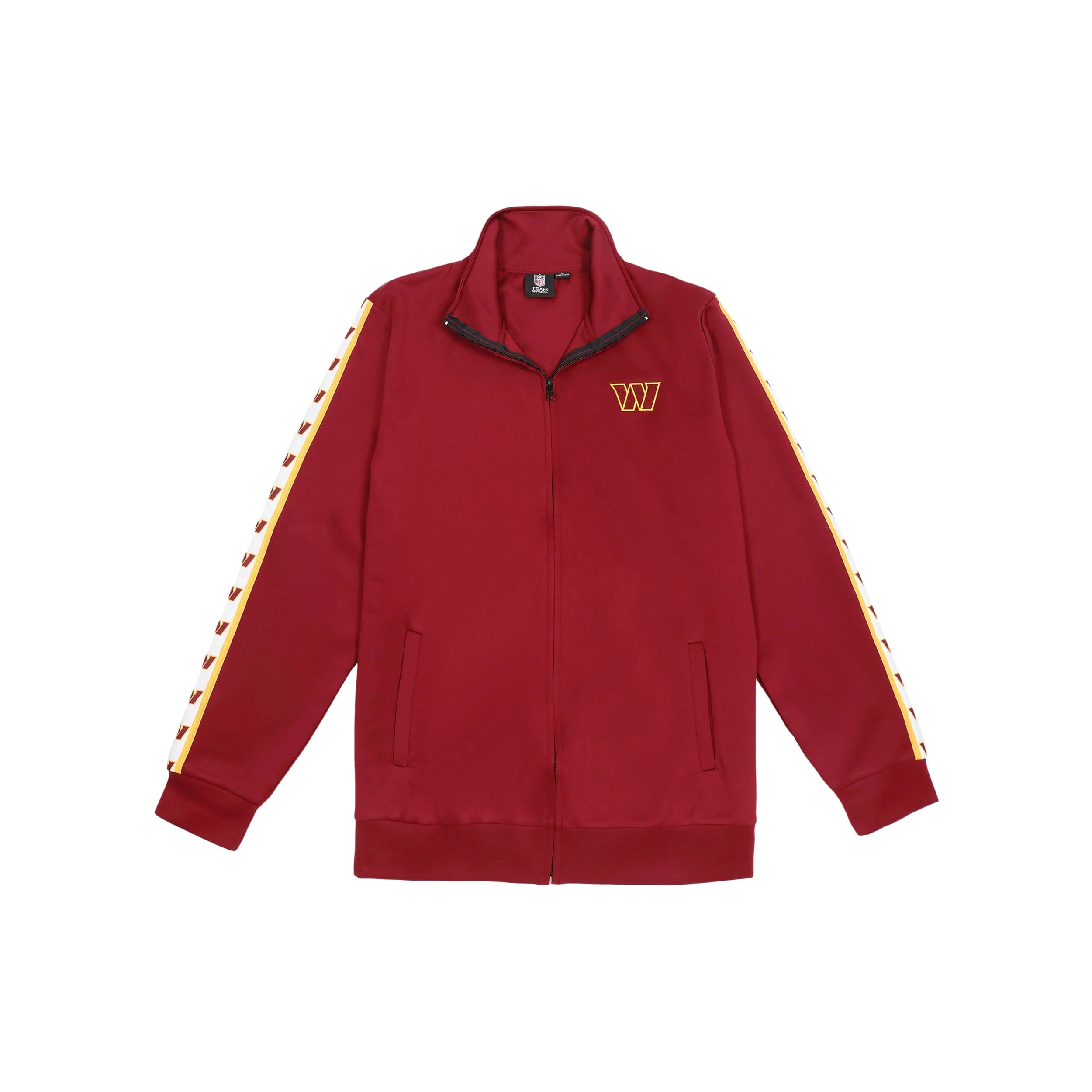 Washington Commanders NFL Mens Stripe Logo Track Jacket - Image 6