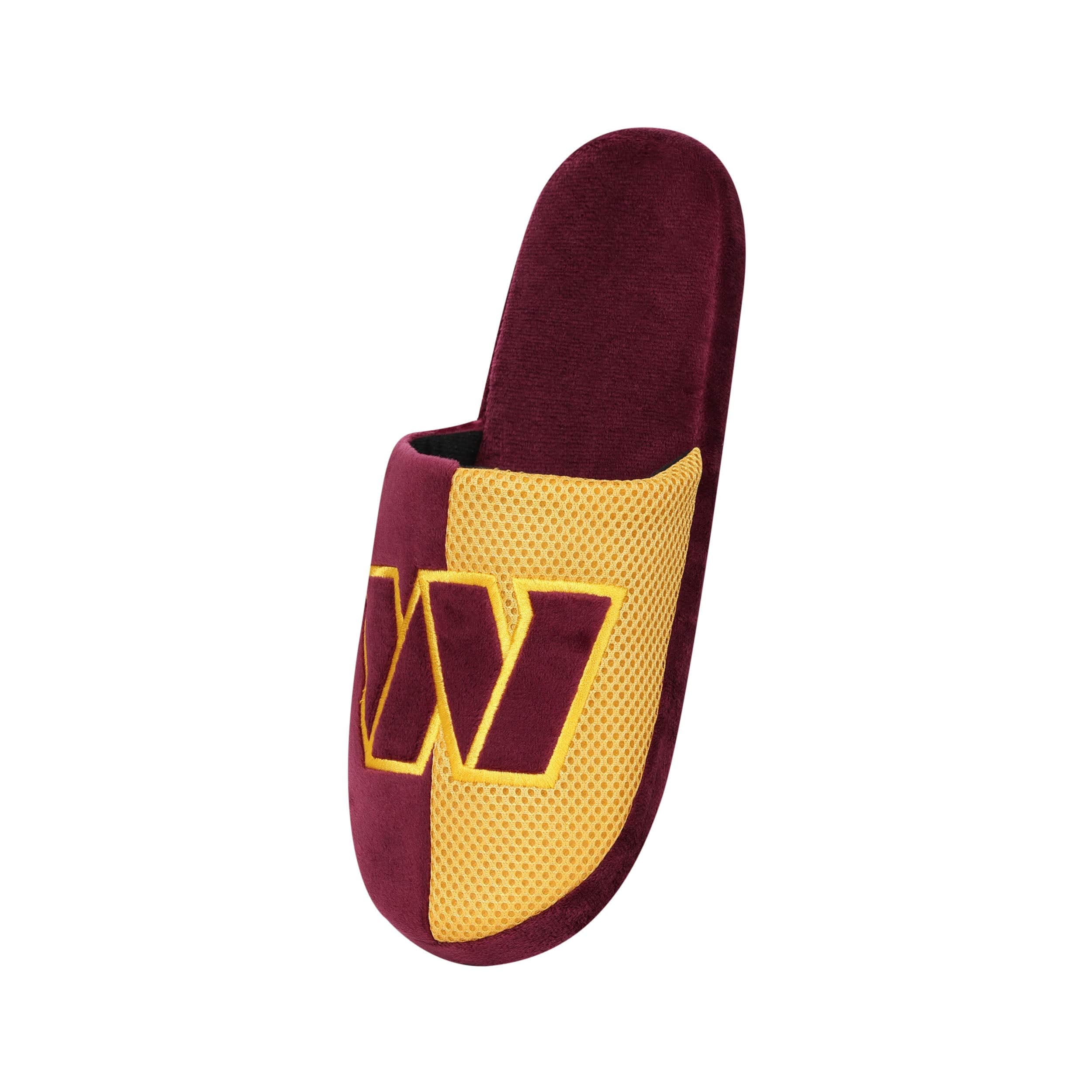 Washington Commanders NFL Mens Team Logo Staycation Slippers - Image 3