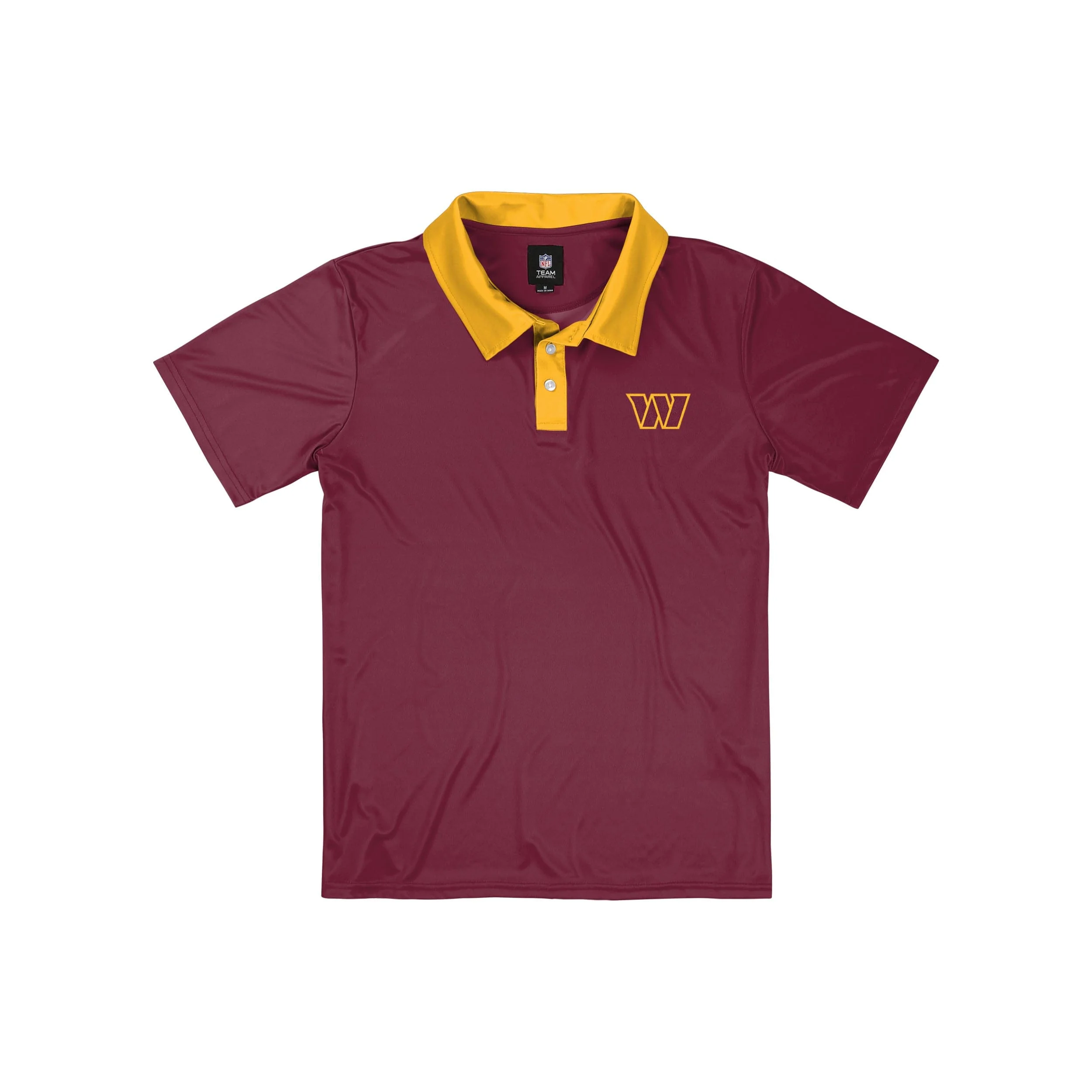 Washington Commanders NFL Mens Workday Warrior Polyester Polo - Image 4