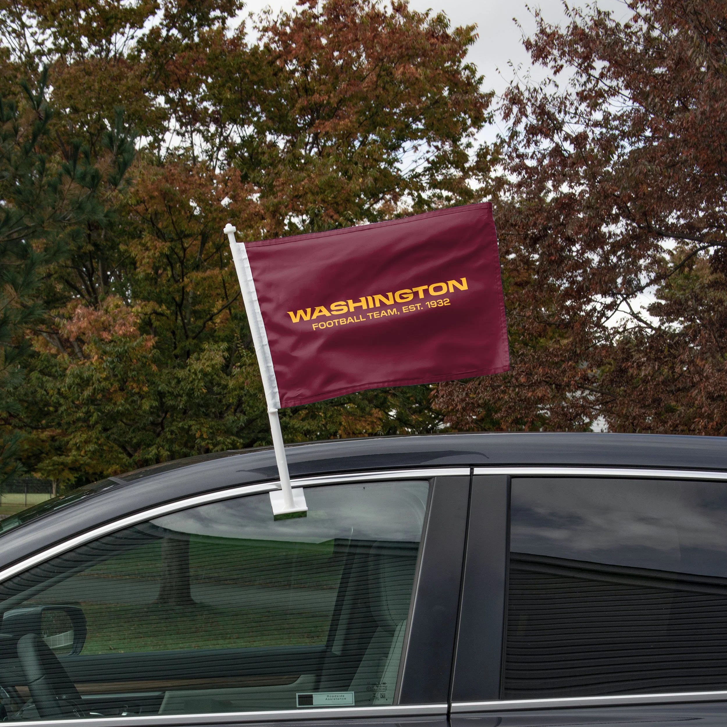 Washington Commanders NFL Original 2 Pack Solid Car Flag - Image 2