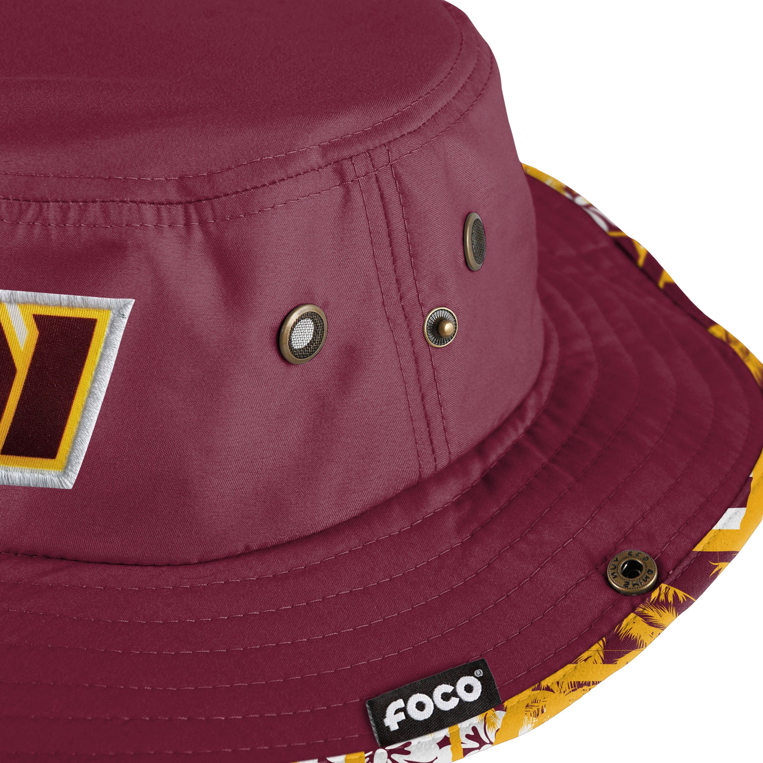 Washington Commanders NFL Solid Hybrid Boonie Hat - Image 4