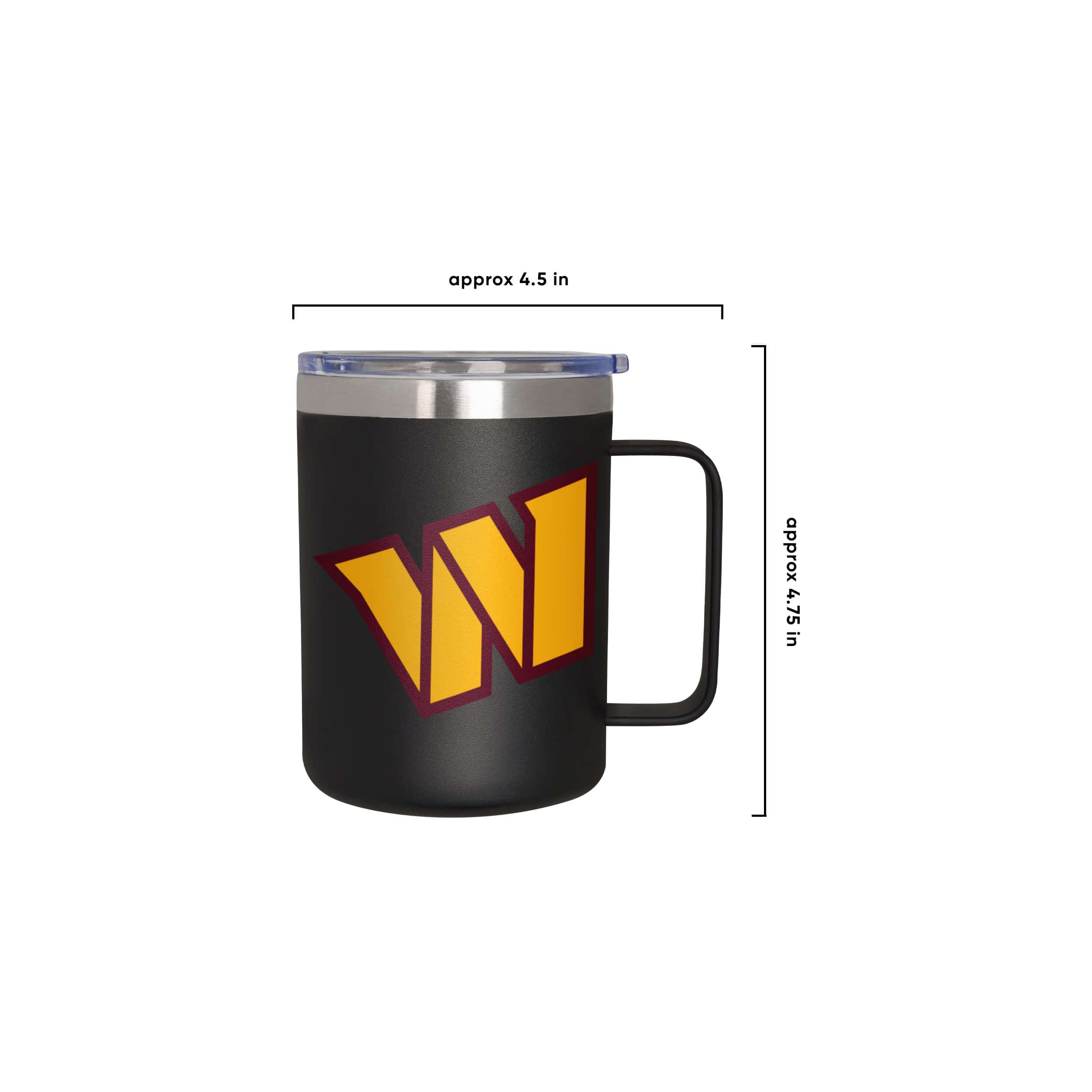 Washington Commanders NFL Team Color Insulated Stainless Steel Mug - Image 5