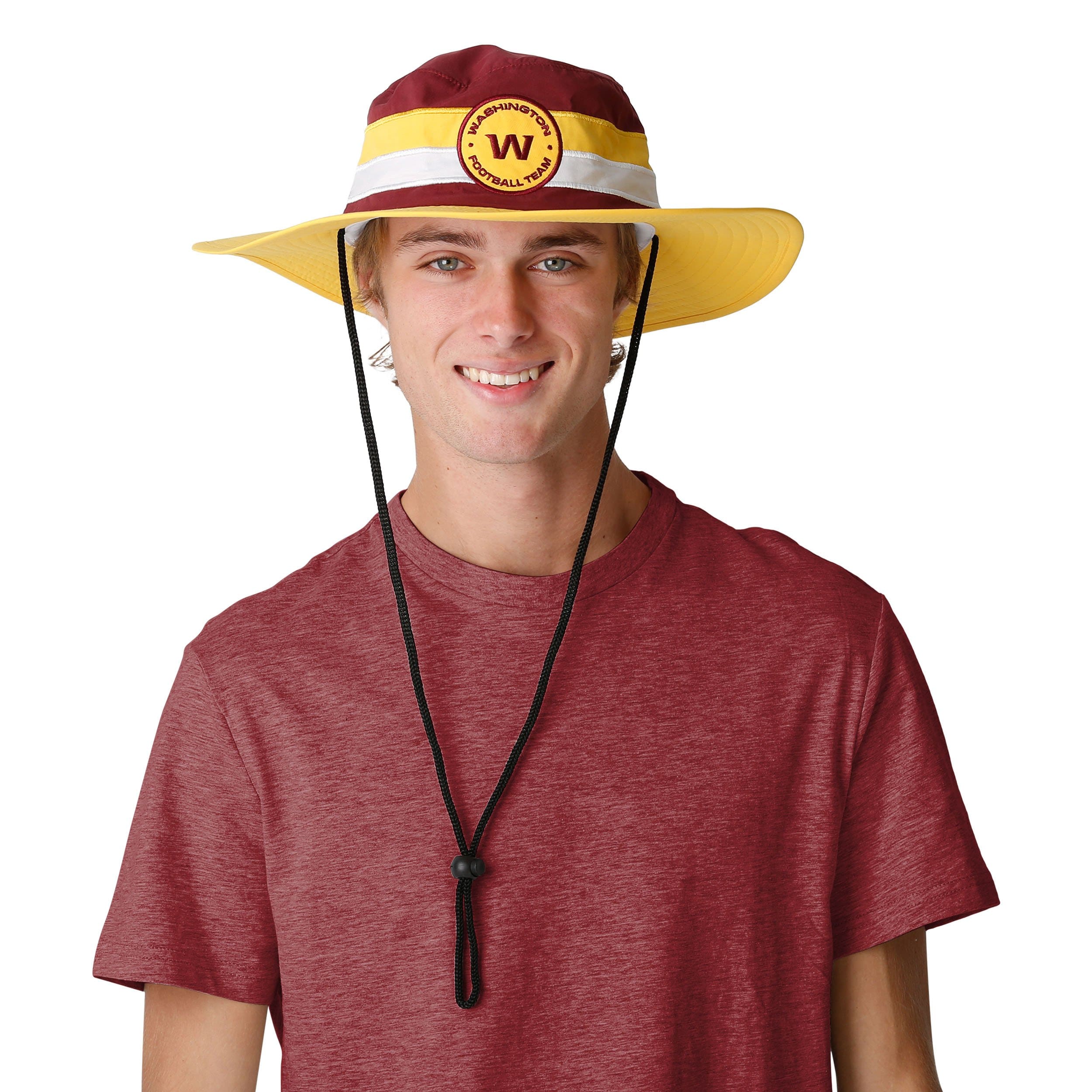 Washington Commanders NFL Team Stripe Boonie Hat - Image 2