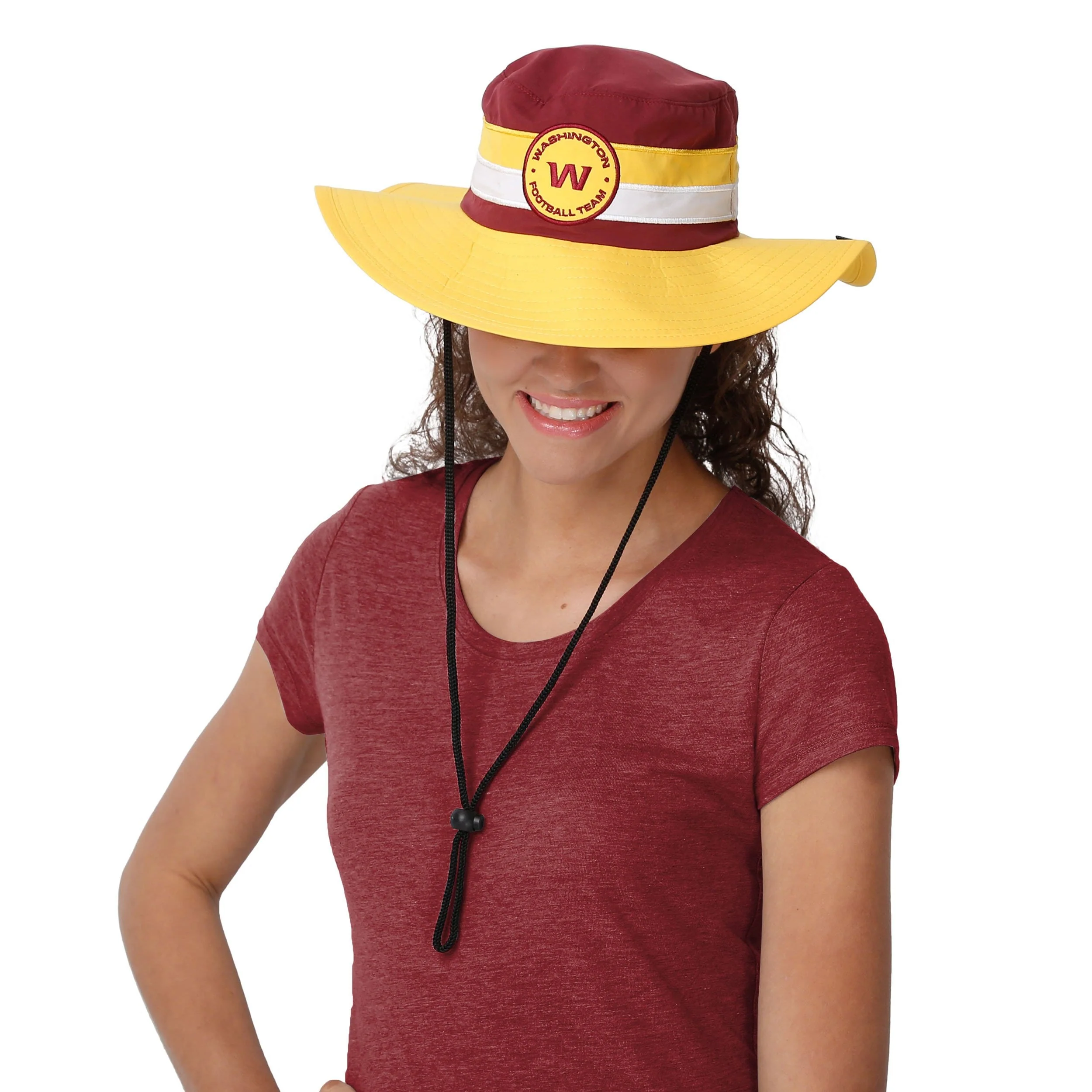 Washington Commanders NFL Team Stripe Boonie Hat - Image 5