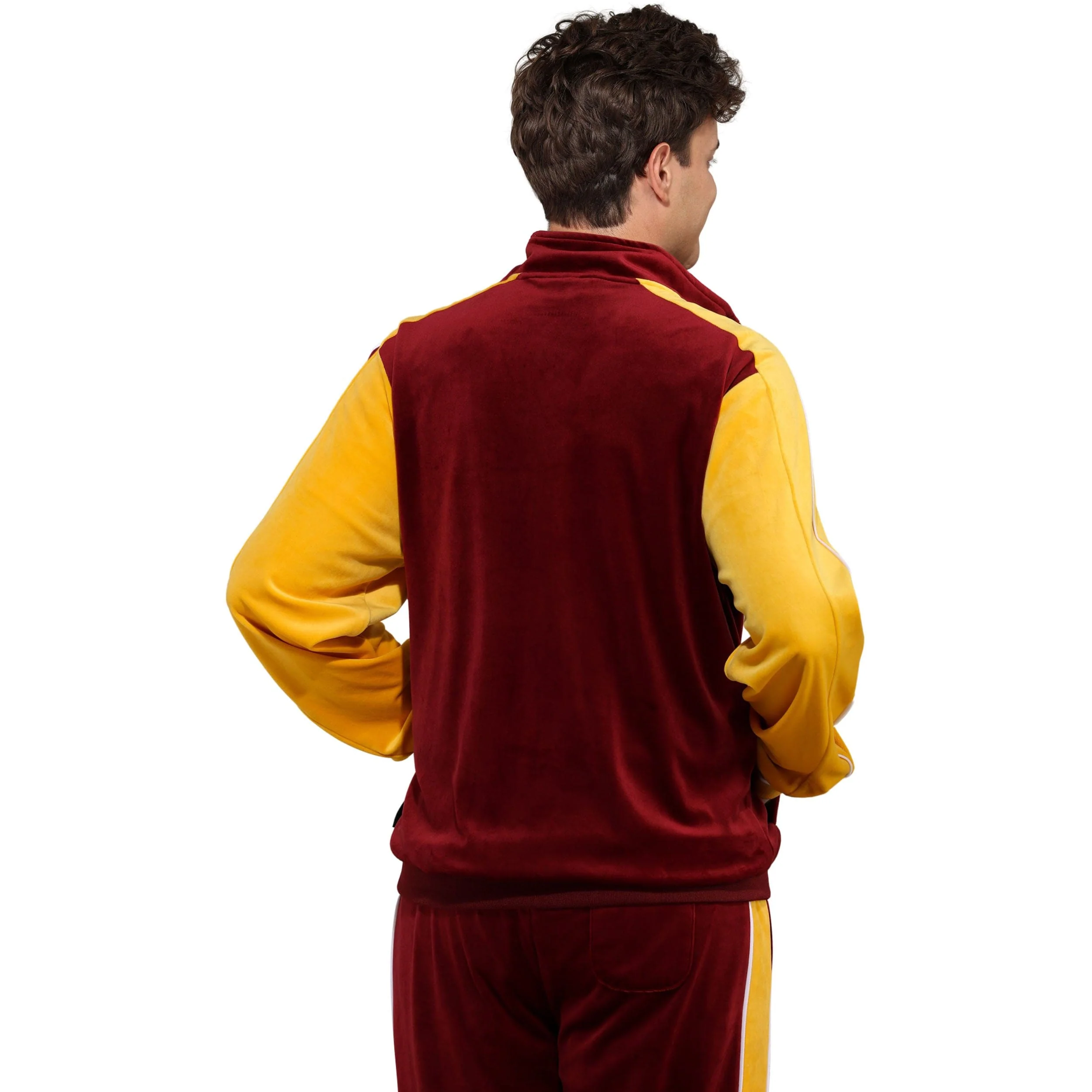 Washington Commanders NFL Two Tone Velour Zip Up Top - Image 2