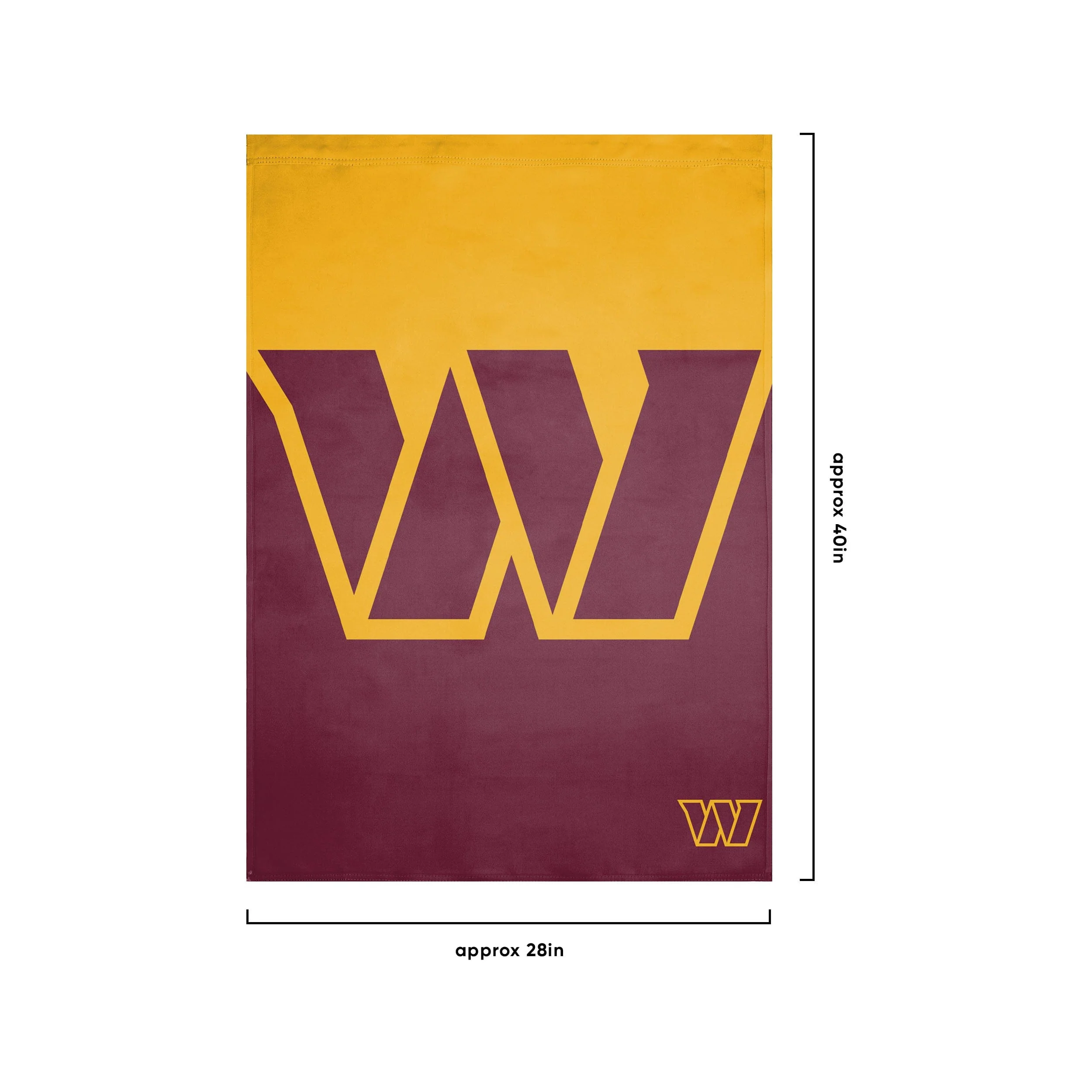 Washington Commanders NFL Vertical Flag - Image 3