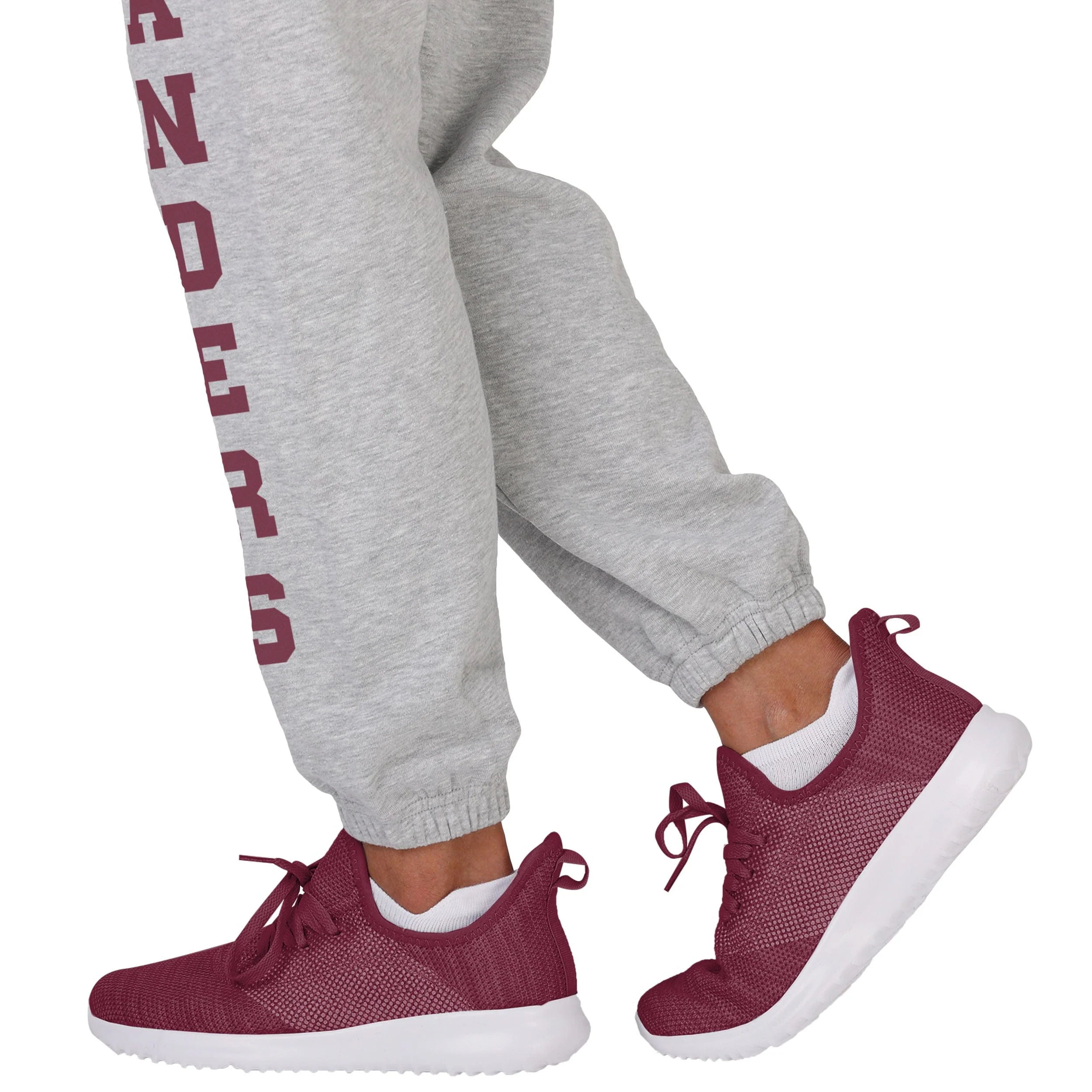 Washington Commanders NFL Womens Big Wordmark Gray Sweatpants - Image 4