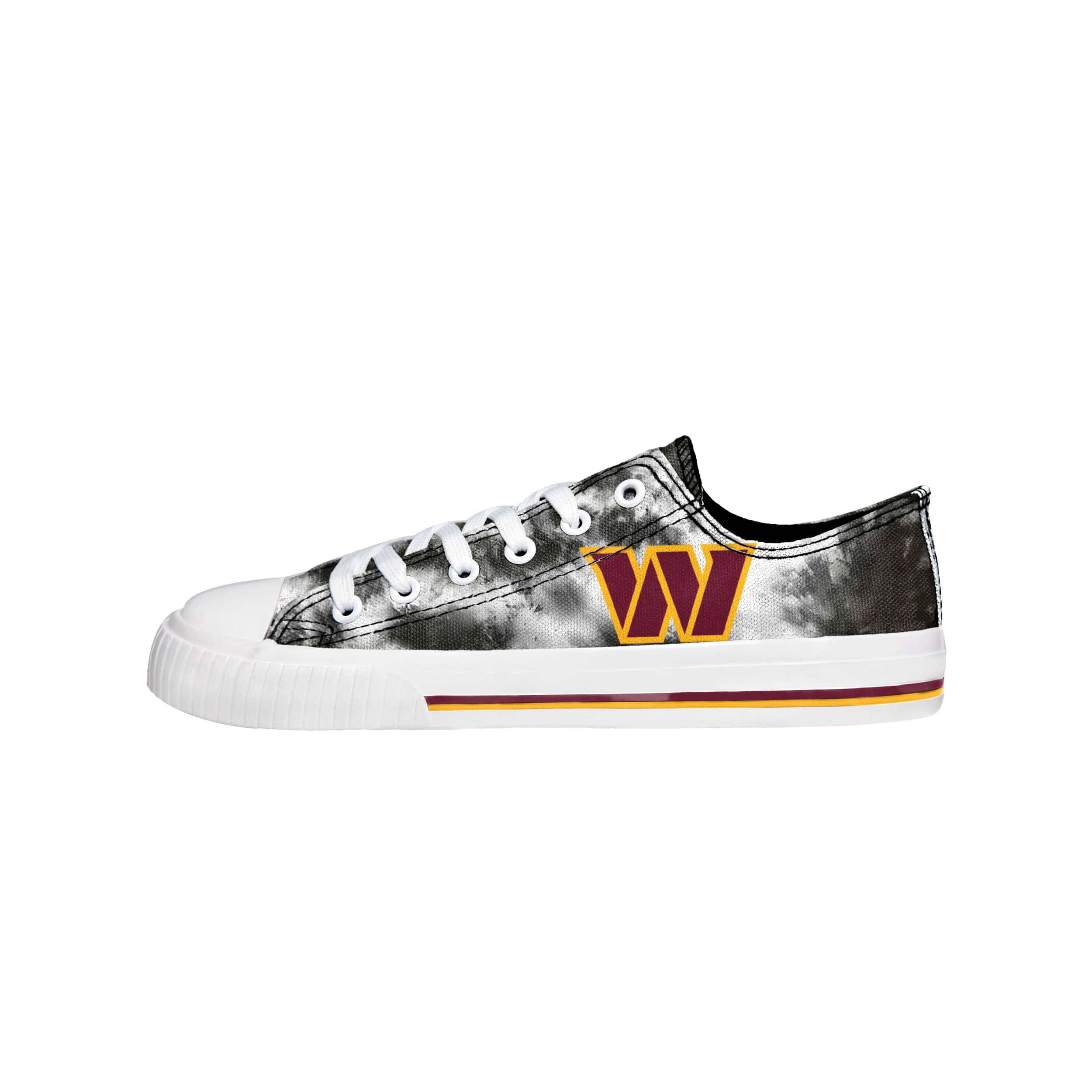 Washington Commanders NFL Womens Low Top Tie-Dye Canvas Shoe - Image 2