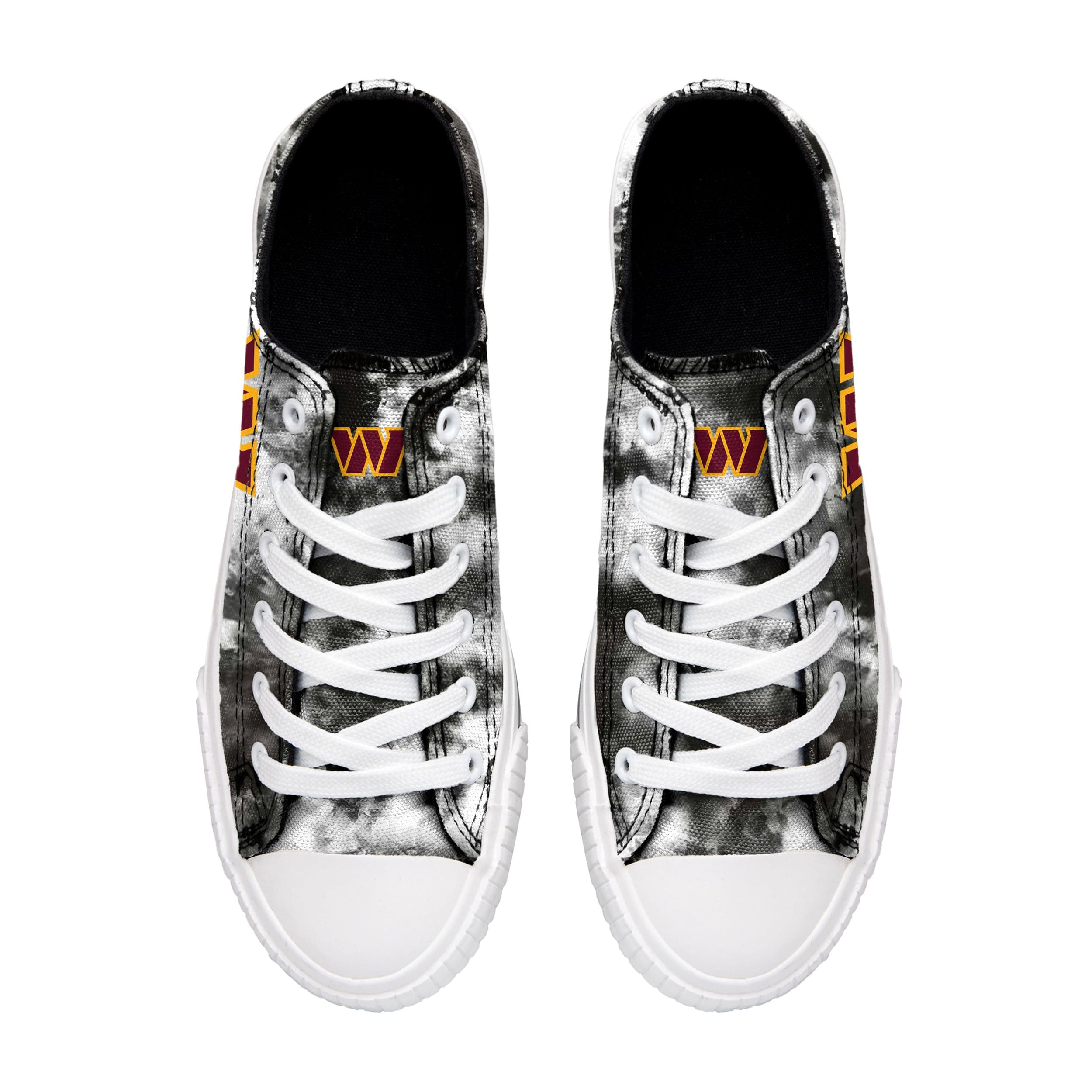 Washington Commanders NFL Womens Low Top Tie-Dye Canvas Shoe - Image 3