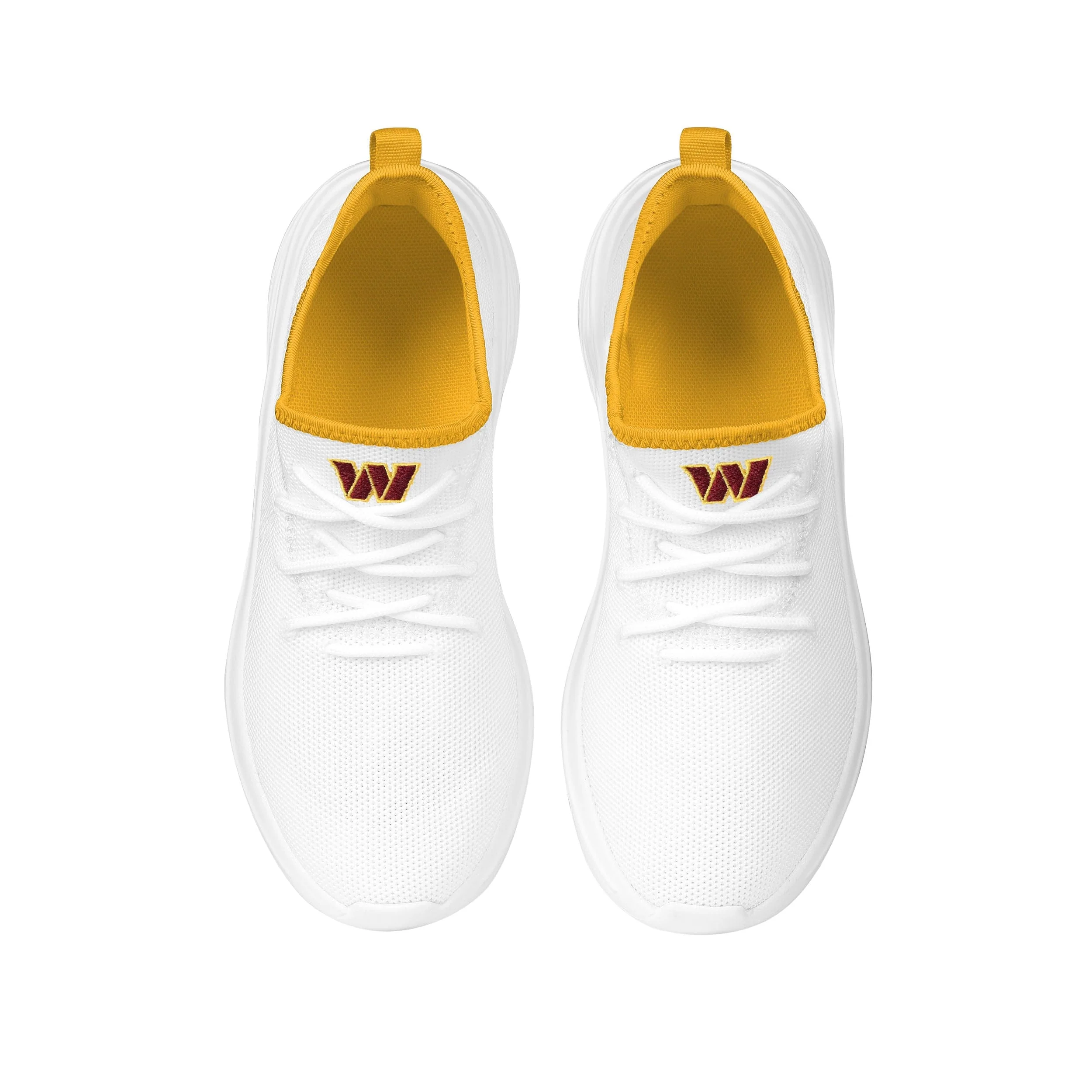Washington Commanders NFL Womens Midsole White Sneakers - Image 4