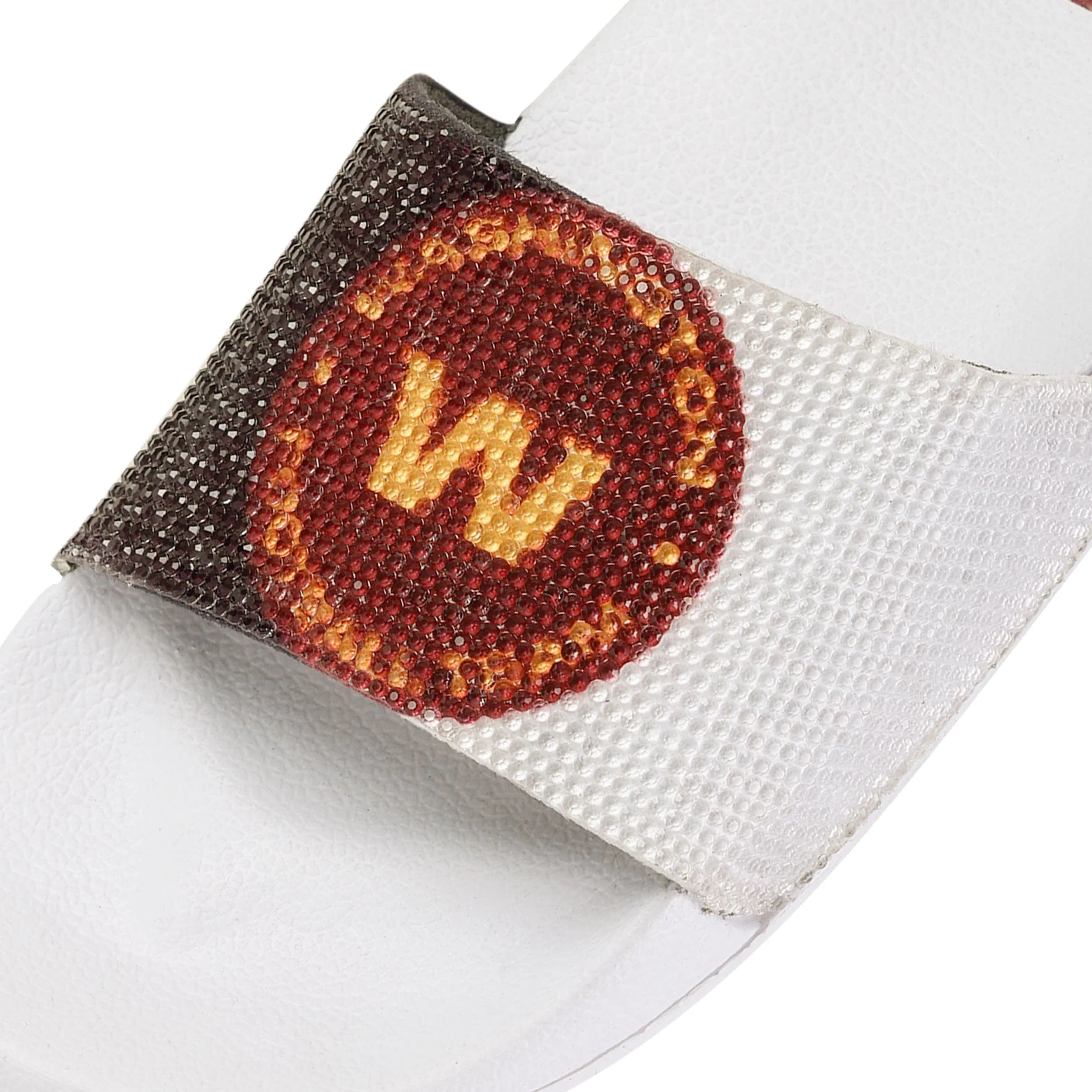 Washington Commanders NFL Womens Original Big Logo Shimmer Slide - Image 3