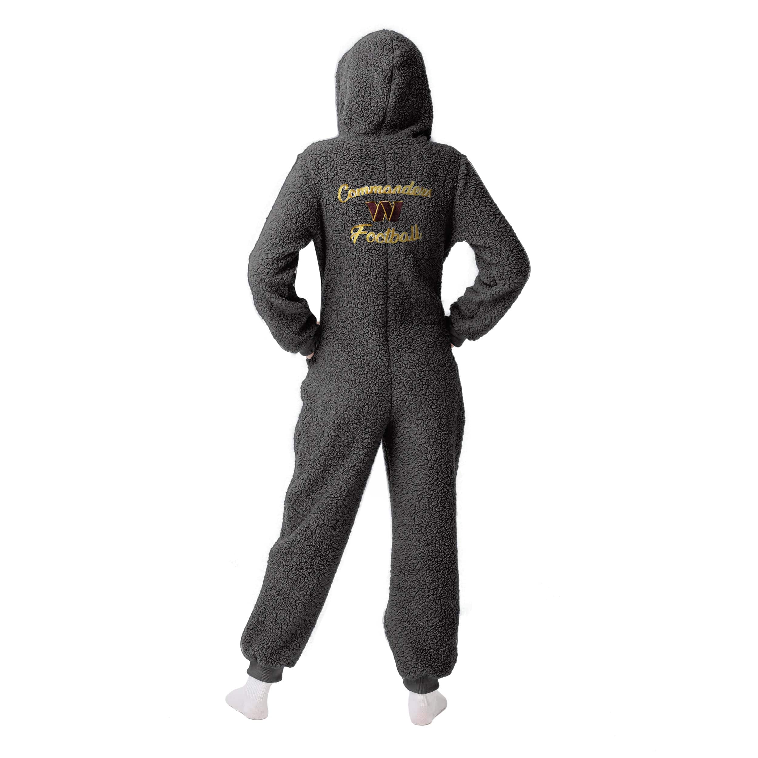 Washington Commanders NFL Womens Sherpa One Piece Pajamas - Image 2