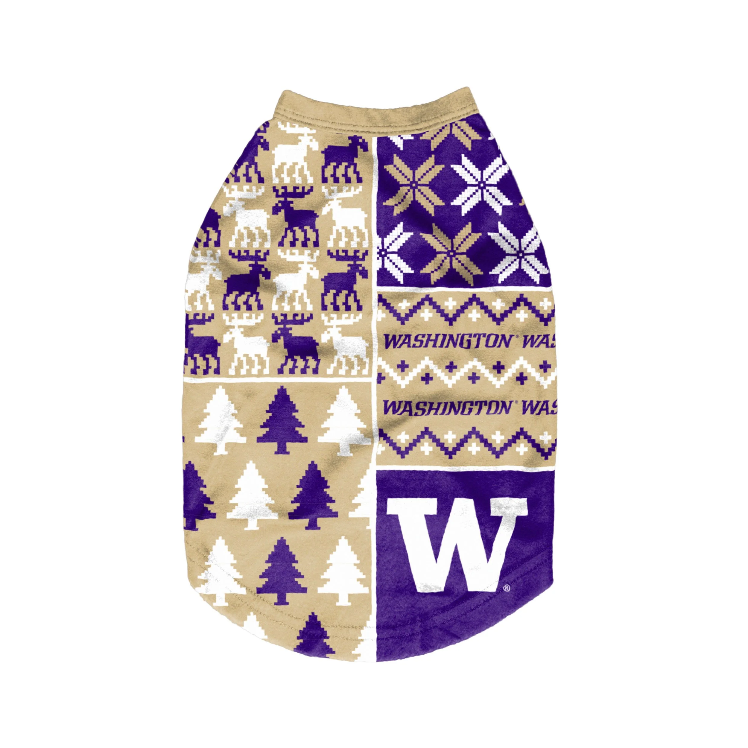 Washington Huskies NCAA Busy Block Dog Sweater - Image 2