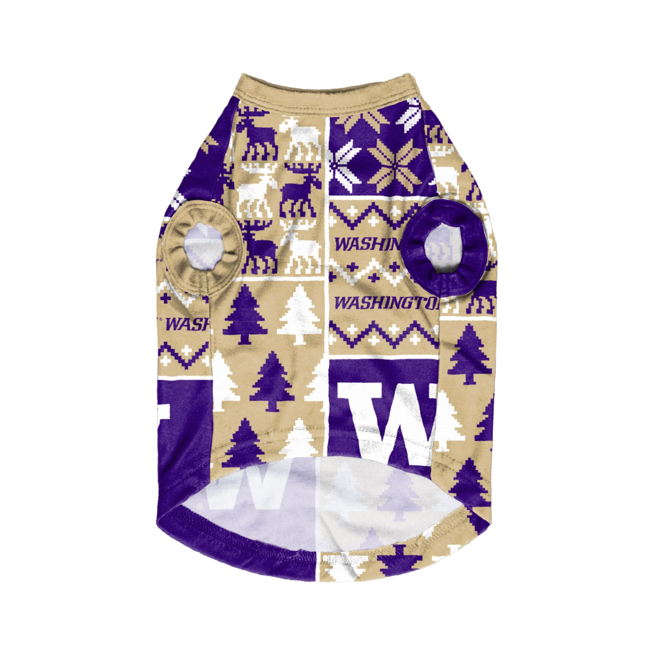 Washington Huskies NCAA Busy Block Dog Sweater - Image 3