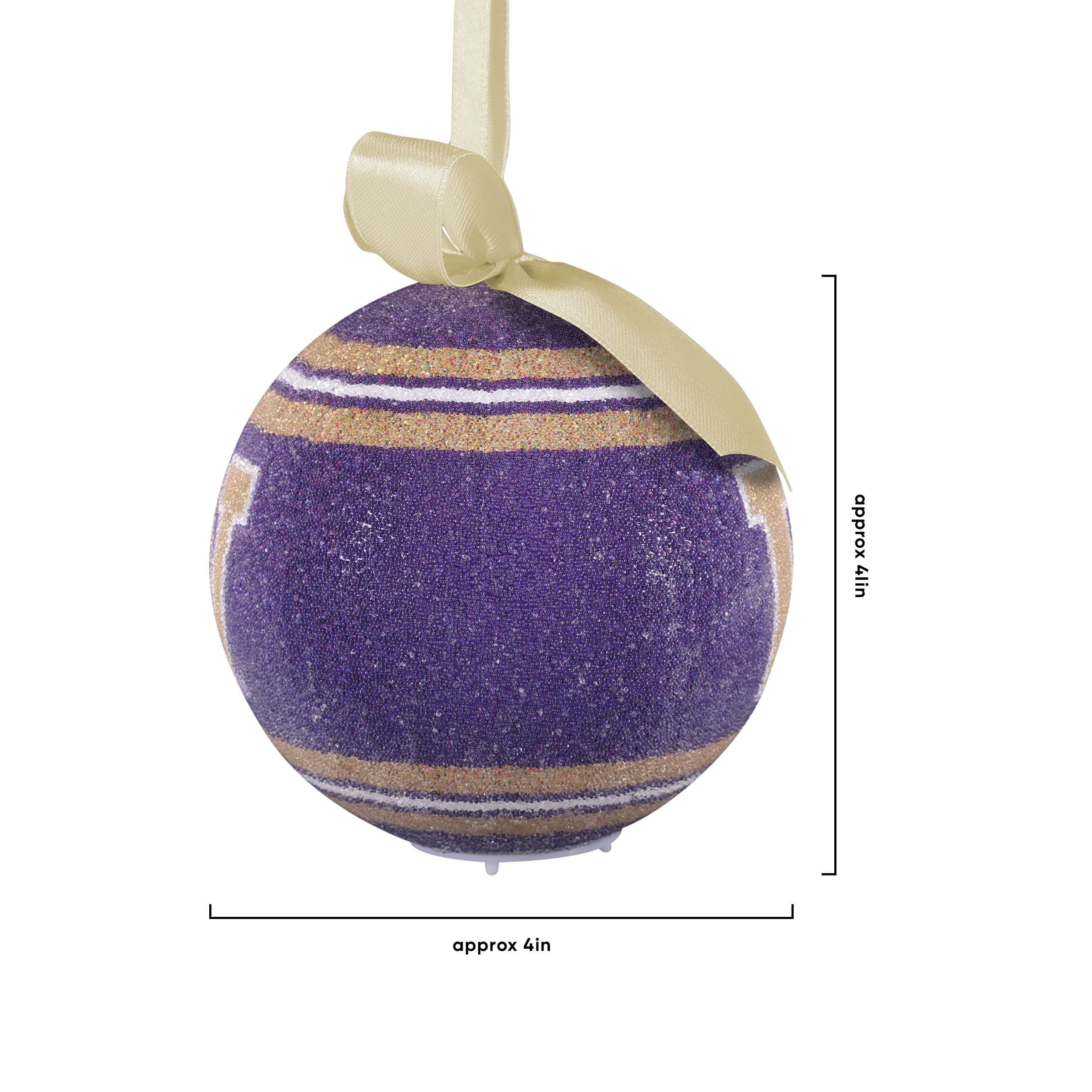 Washington Huskies NCAA LED Shatterproof Ball Ornament - Image 4