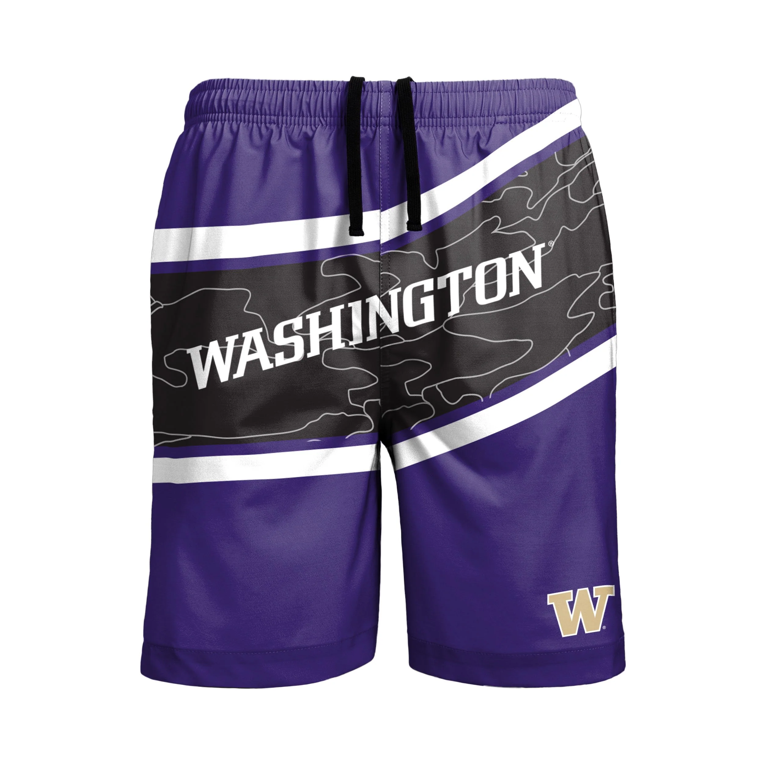 Washington Huskies NCAA Mens Big Wordmark Swimming Trunks