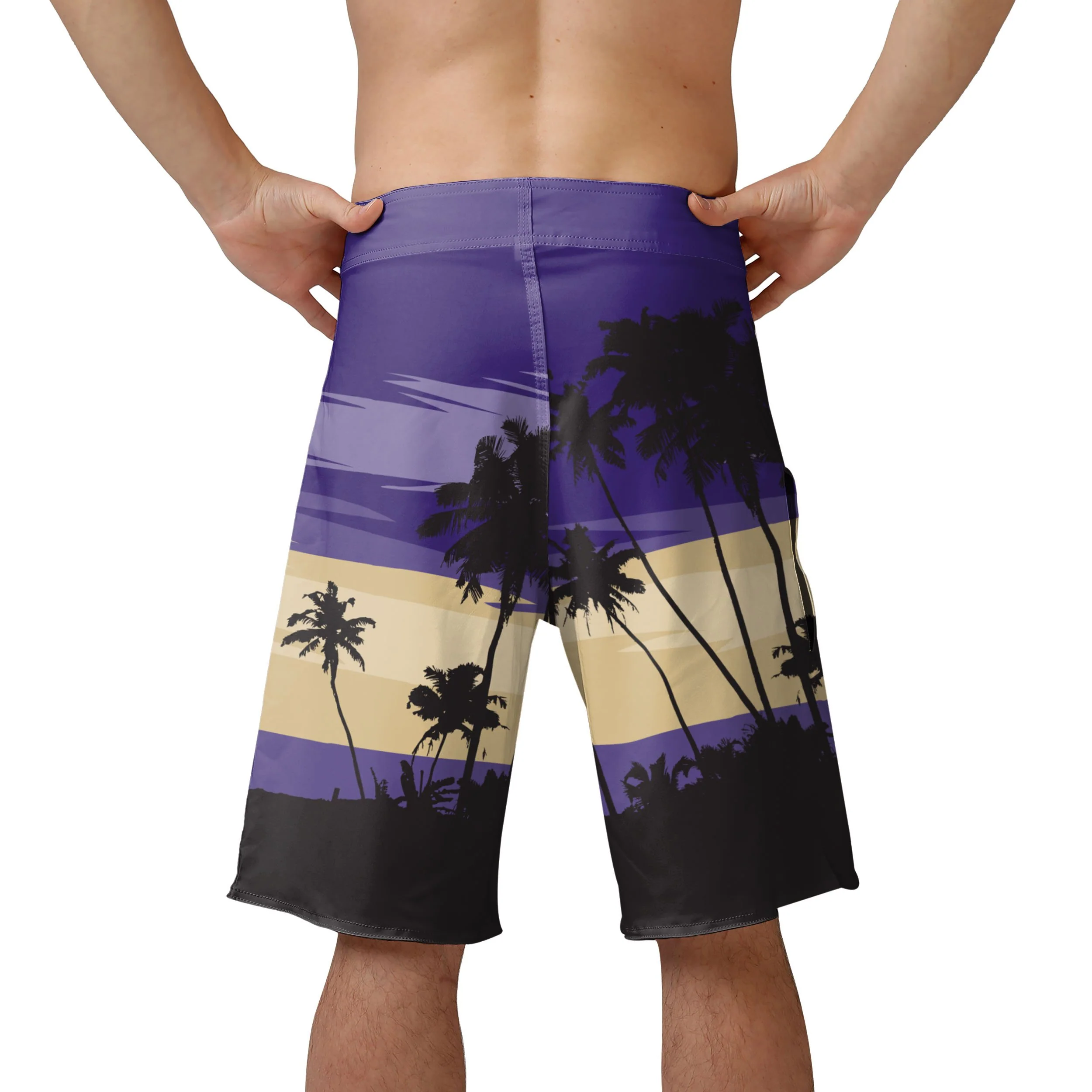 Washington Huskies NCAA Mens Sunset Boardshorts - Image 3