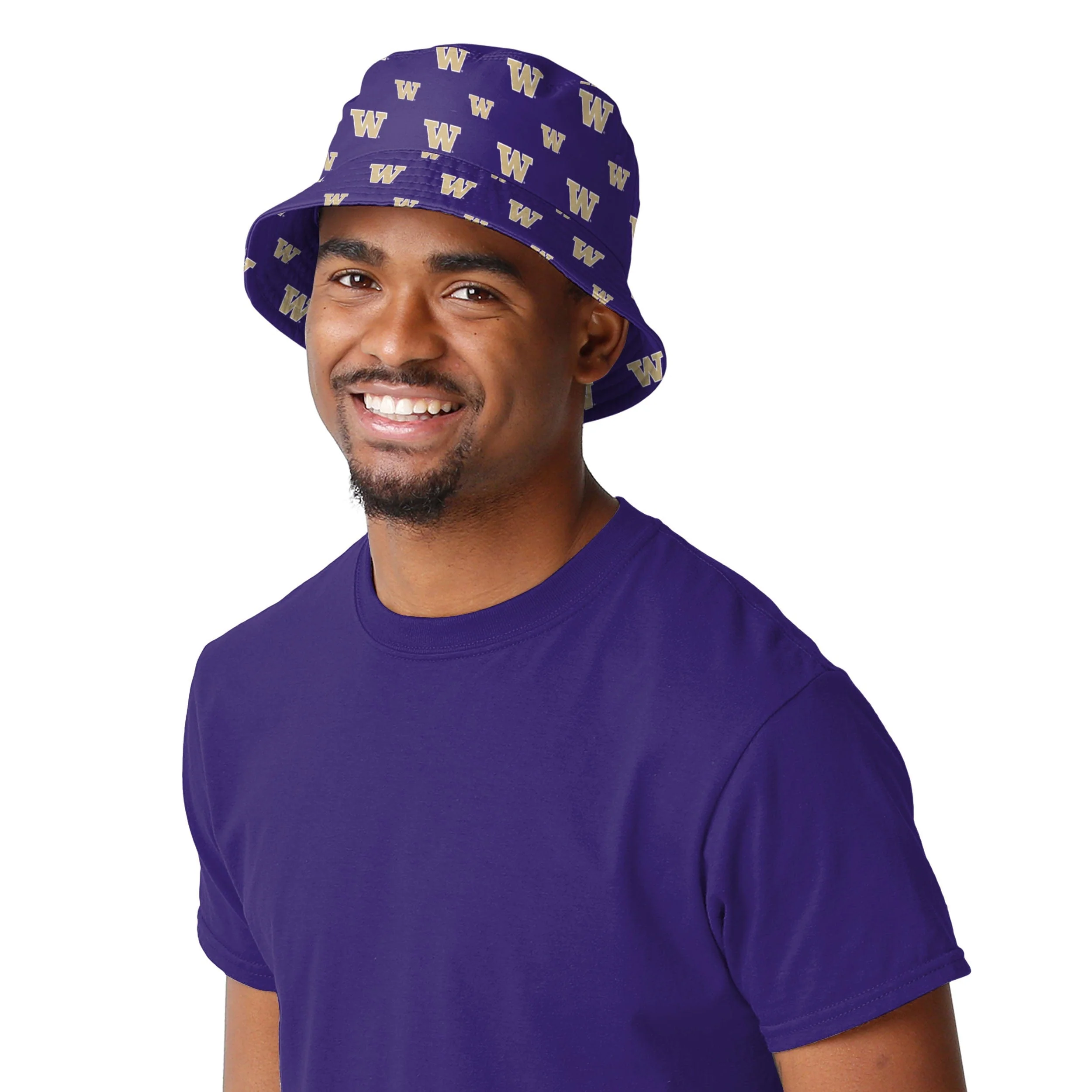 Washington Huskies NCAA Mini Print Bucket Hat - Image 2