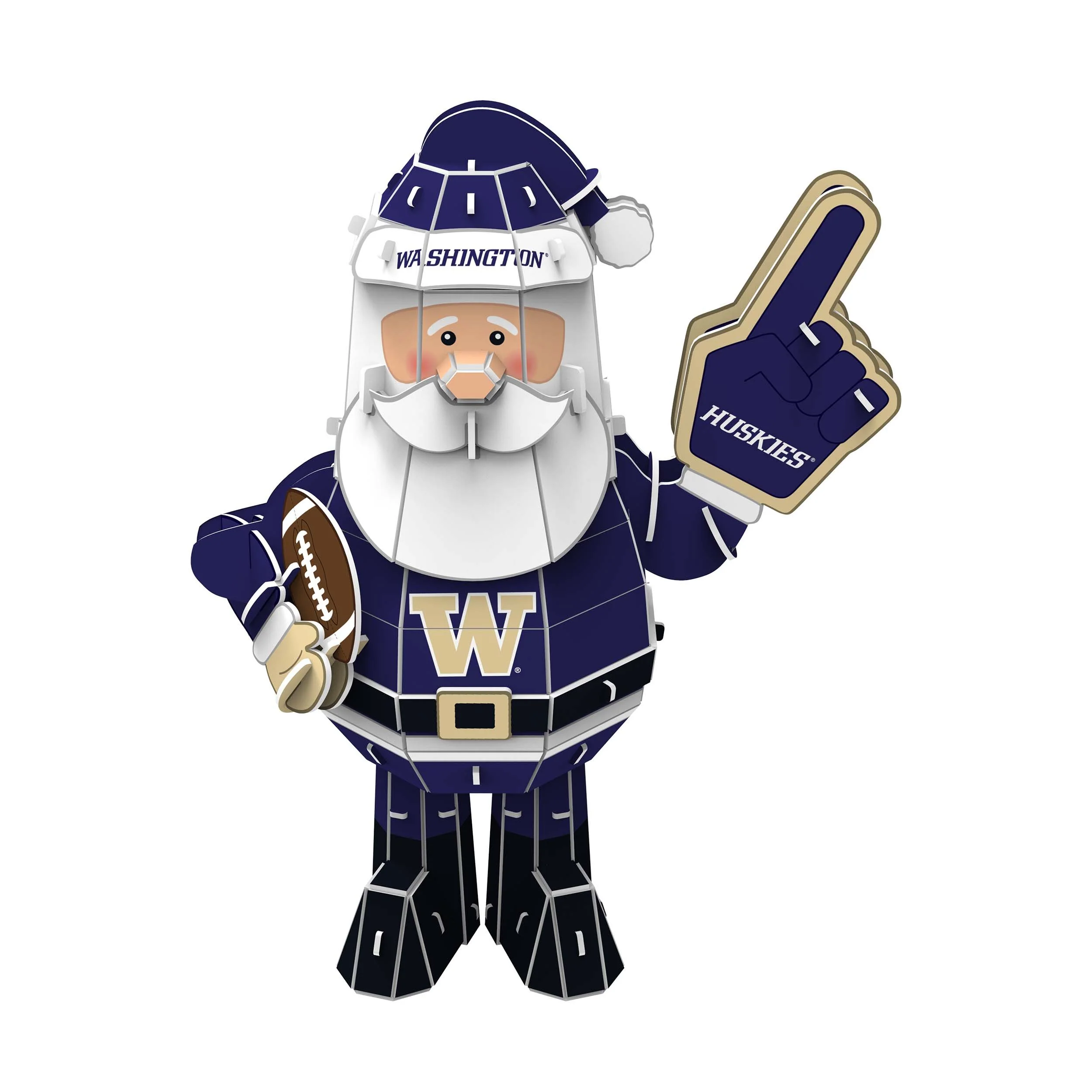 Washington Huskies NCAA PZLZ Santa - Image 2