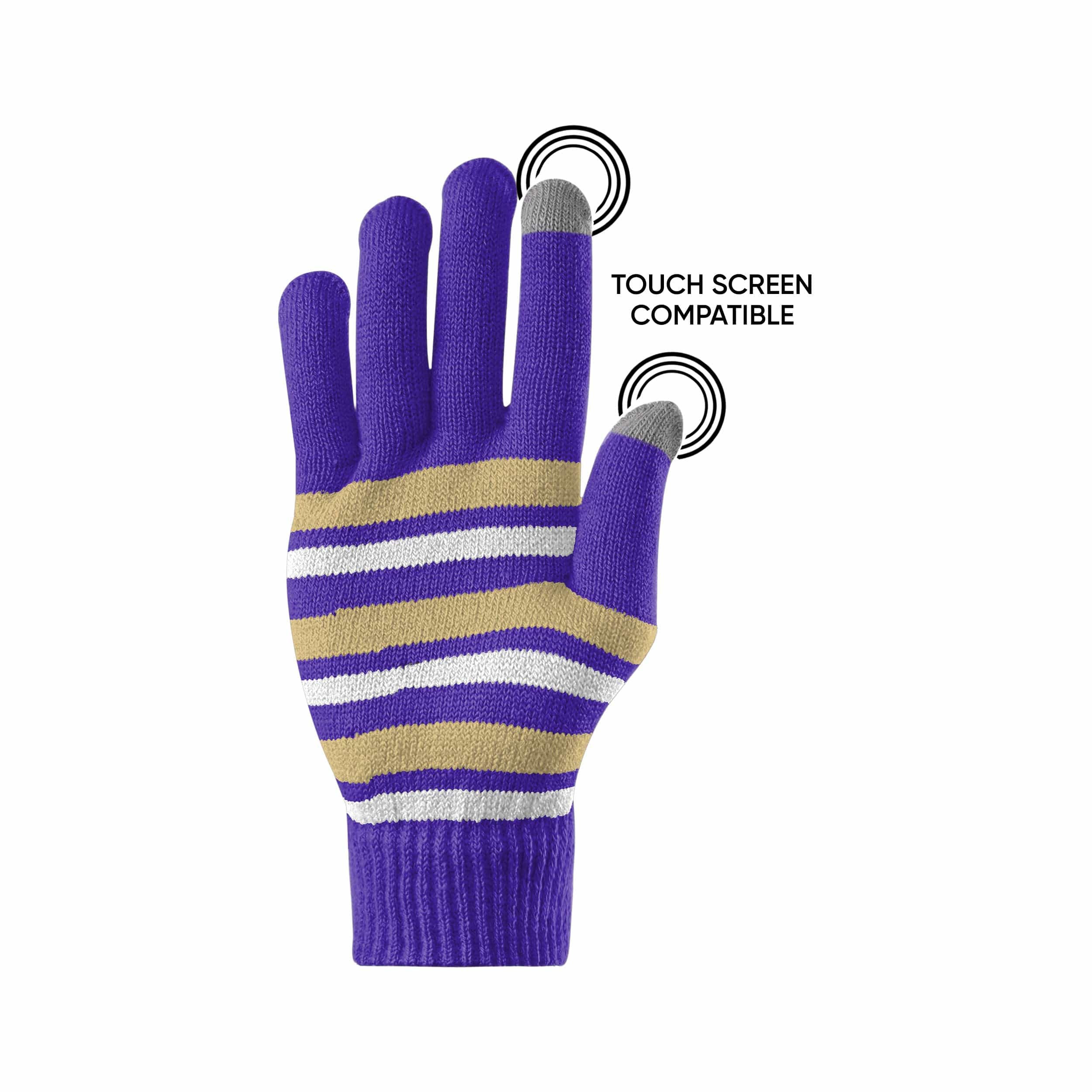 Washington Huskies NCAA Stretch Gloves - Image 3