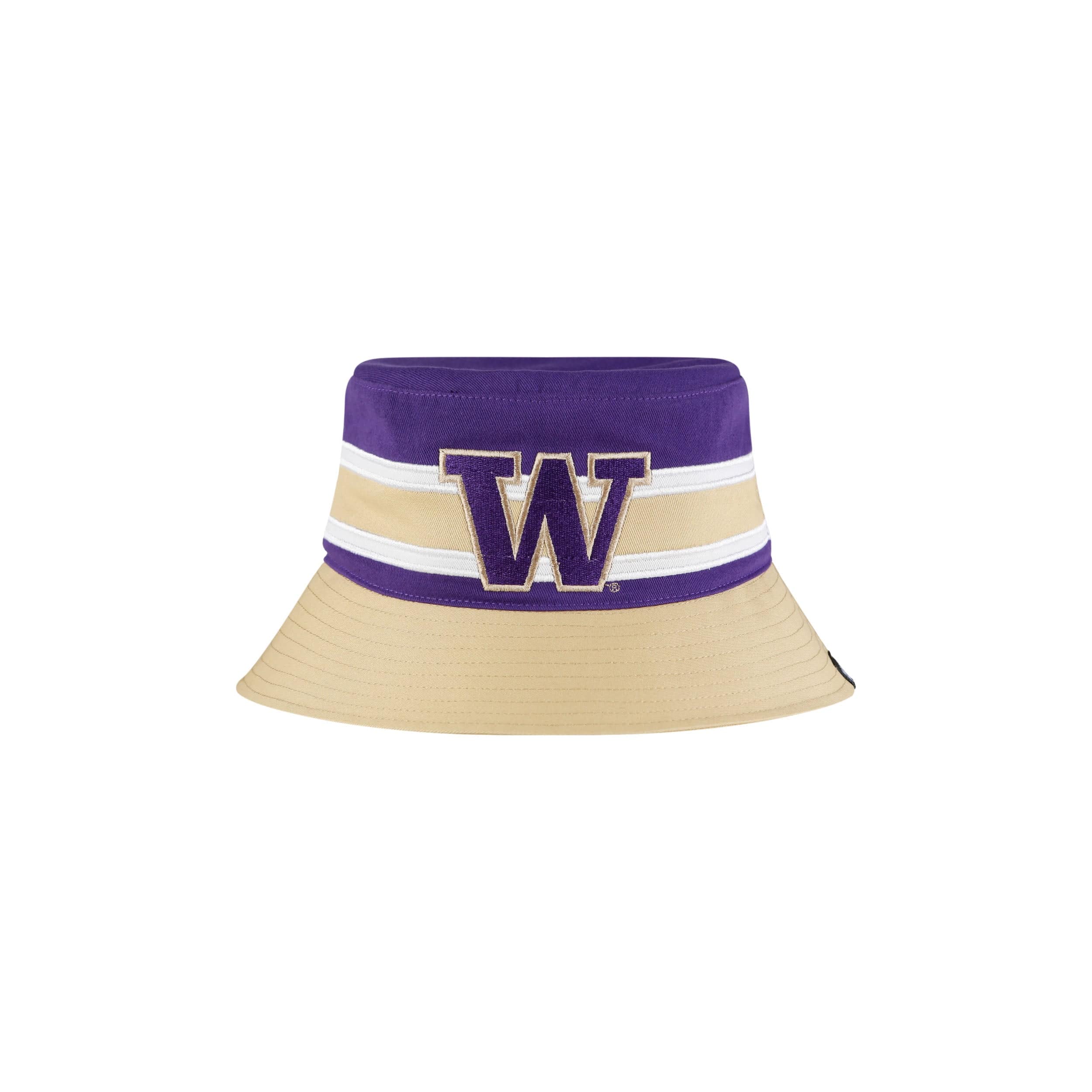 Washington Huskies NCAA Team Stripe Bucket Hat