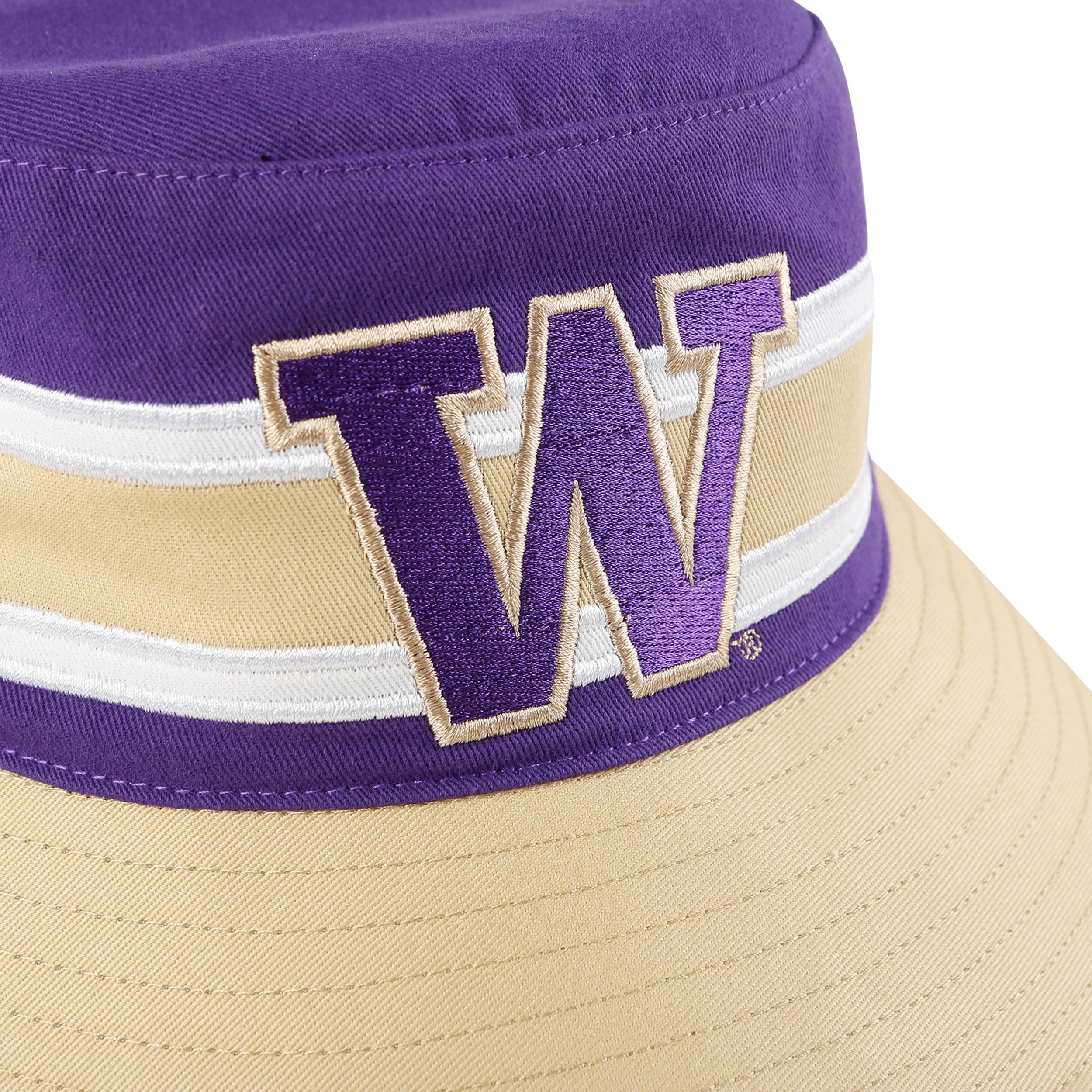 Washington Huskies NCAA Team Stripe Bucket Hat - Image 3