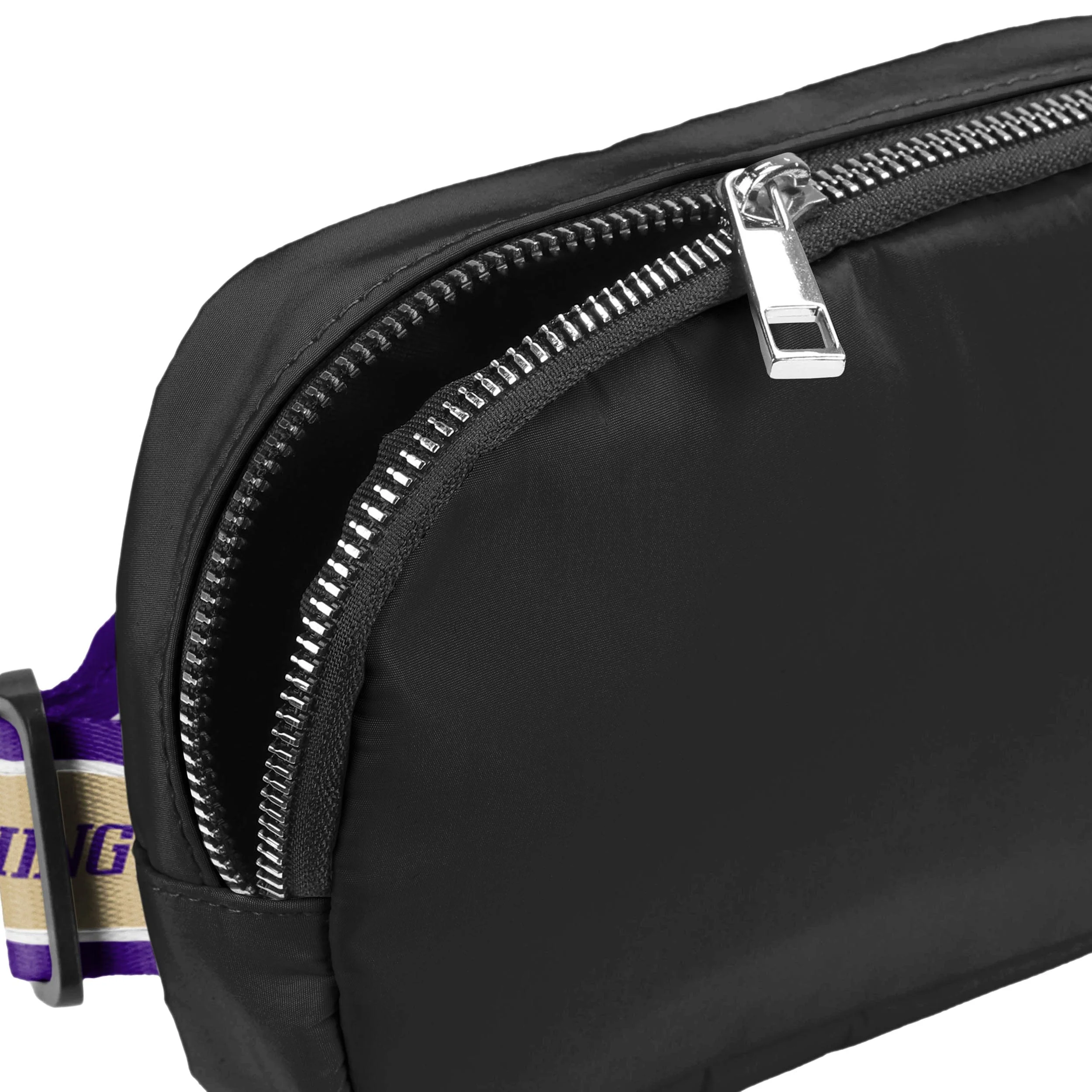 Washington Huskies NCAA Team Wordmark Crossbody Belt Bag - Image 4