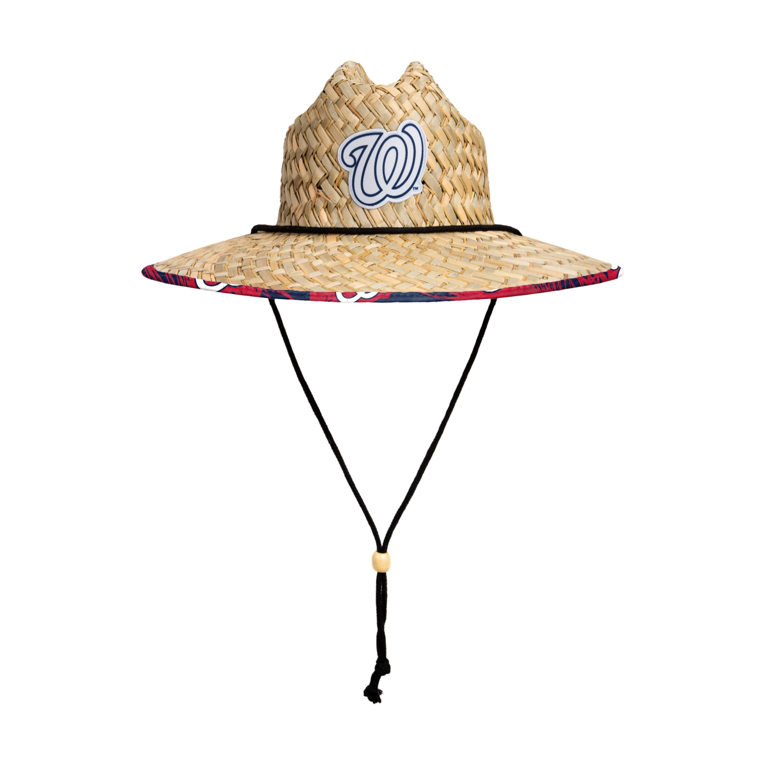 Washington Nationals MLB Floral Straw Hat - Image 3