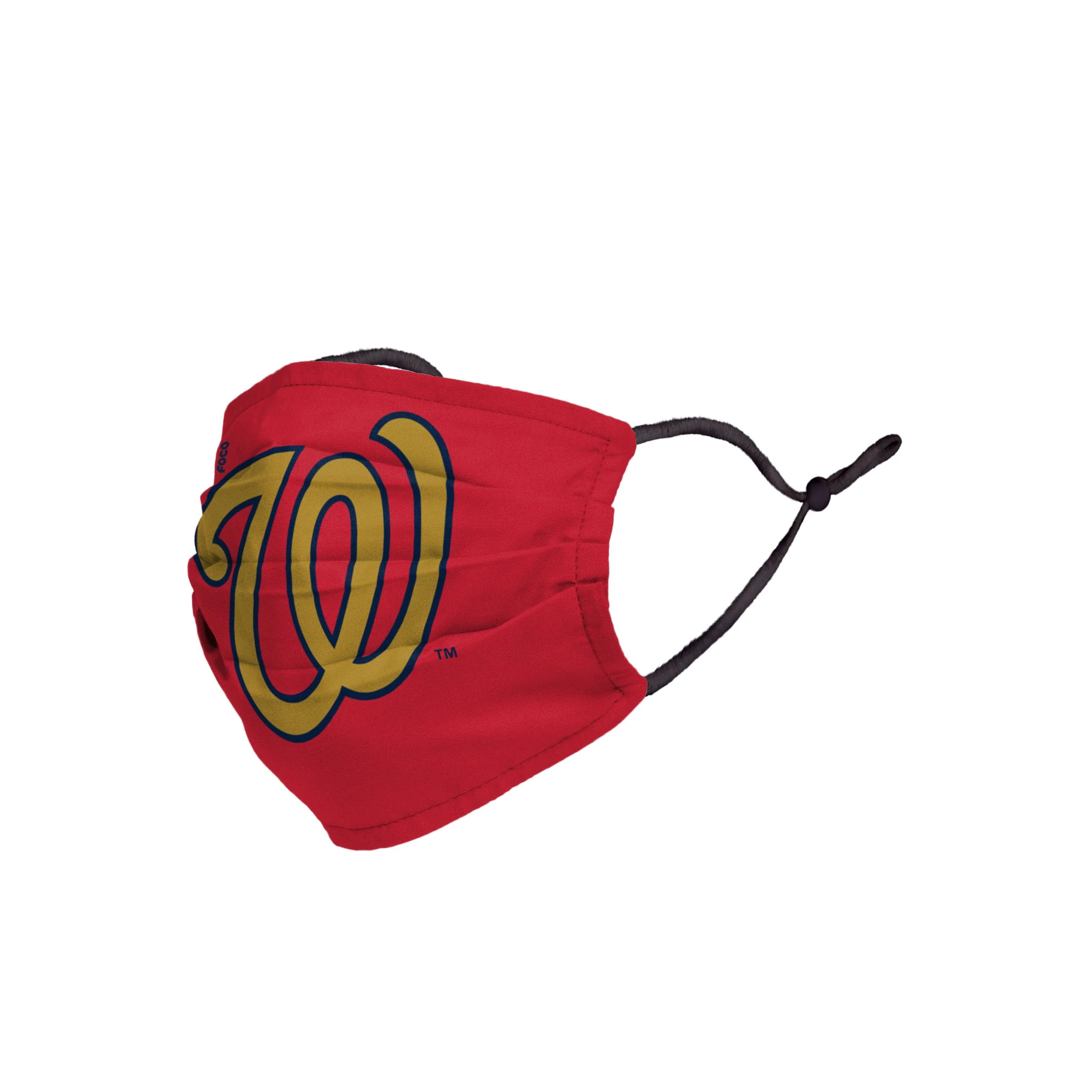Washington Nationals MLB Gold Logo Adjustable Face Cover - Image 2